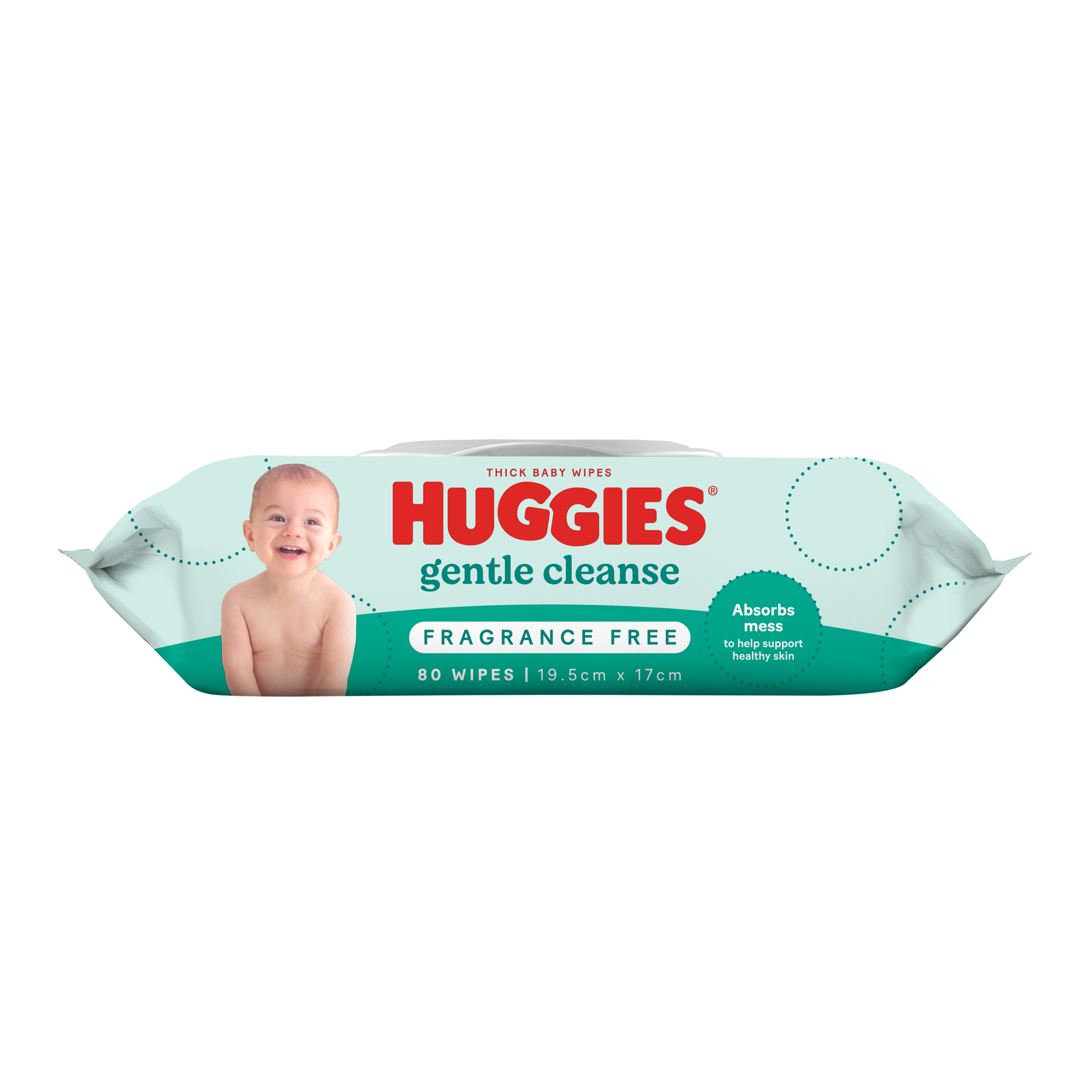Huggies Baby Wipes Fragrance Free Refill 80 wipes - Image 1