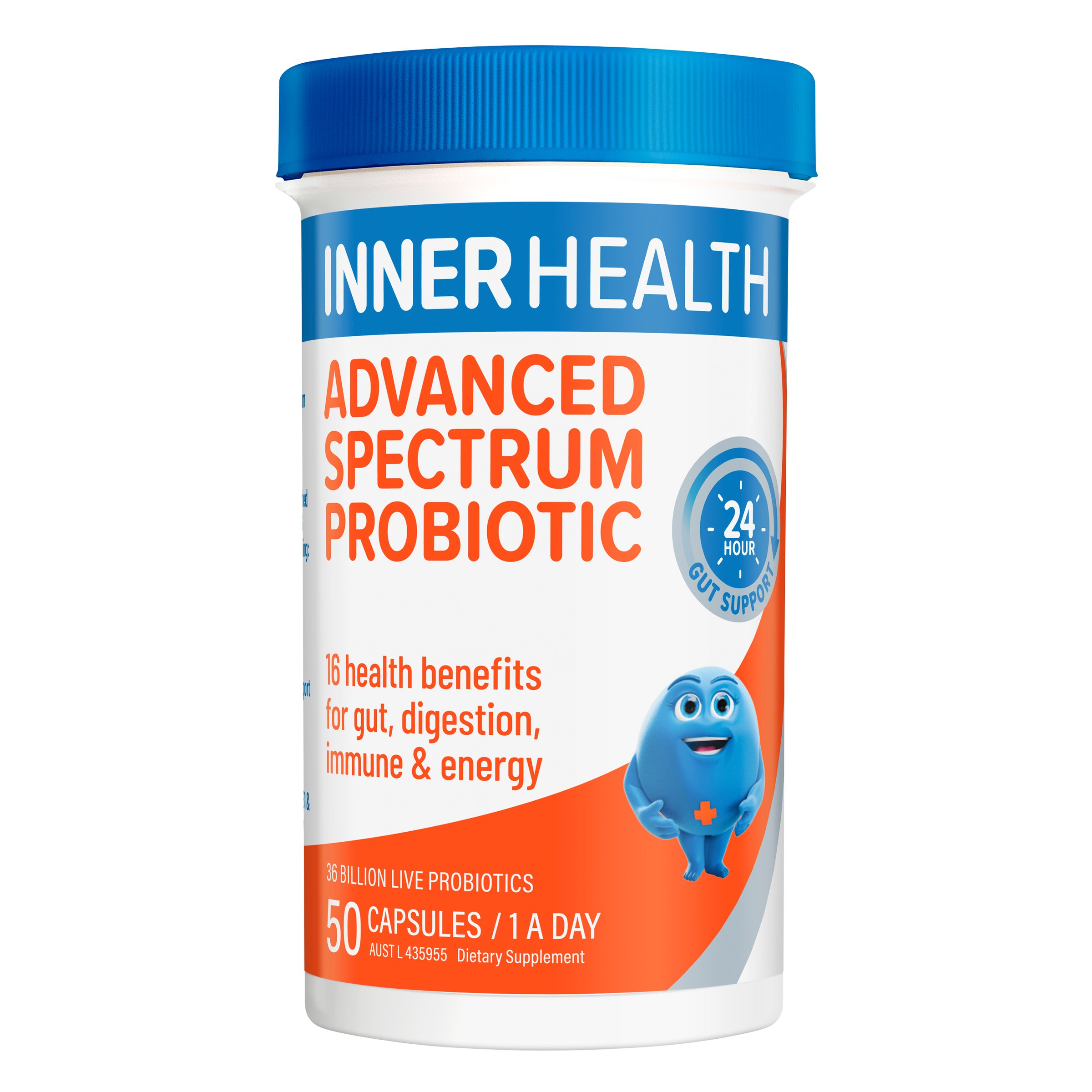 Inner Health Advanced Spectrum Probiotic 50 capsules - Image 1