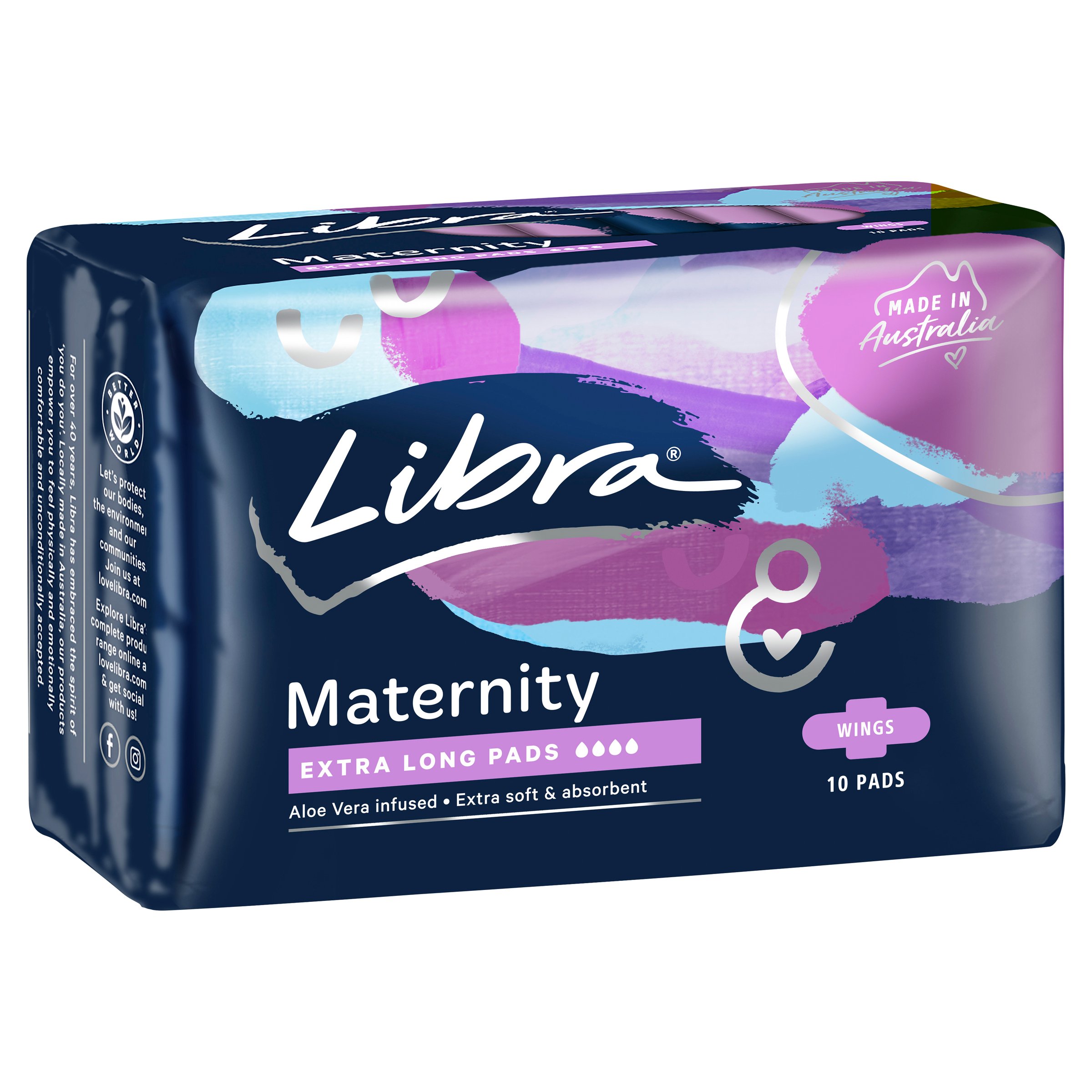 Libra Maternity Extra Long Pads Wings 10 pack - Image 1