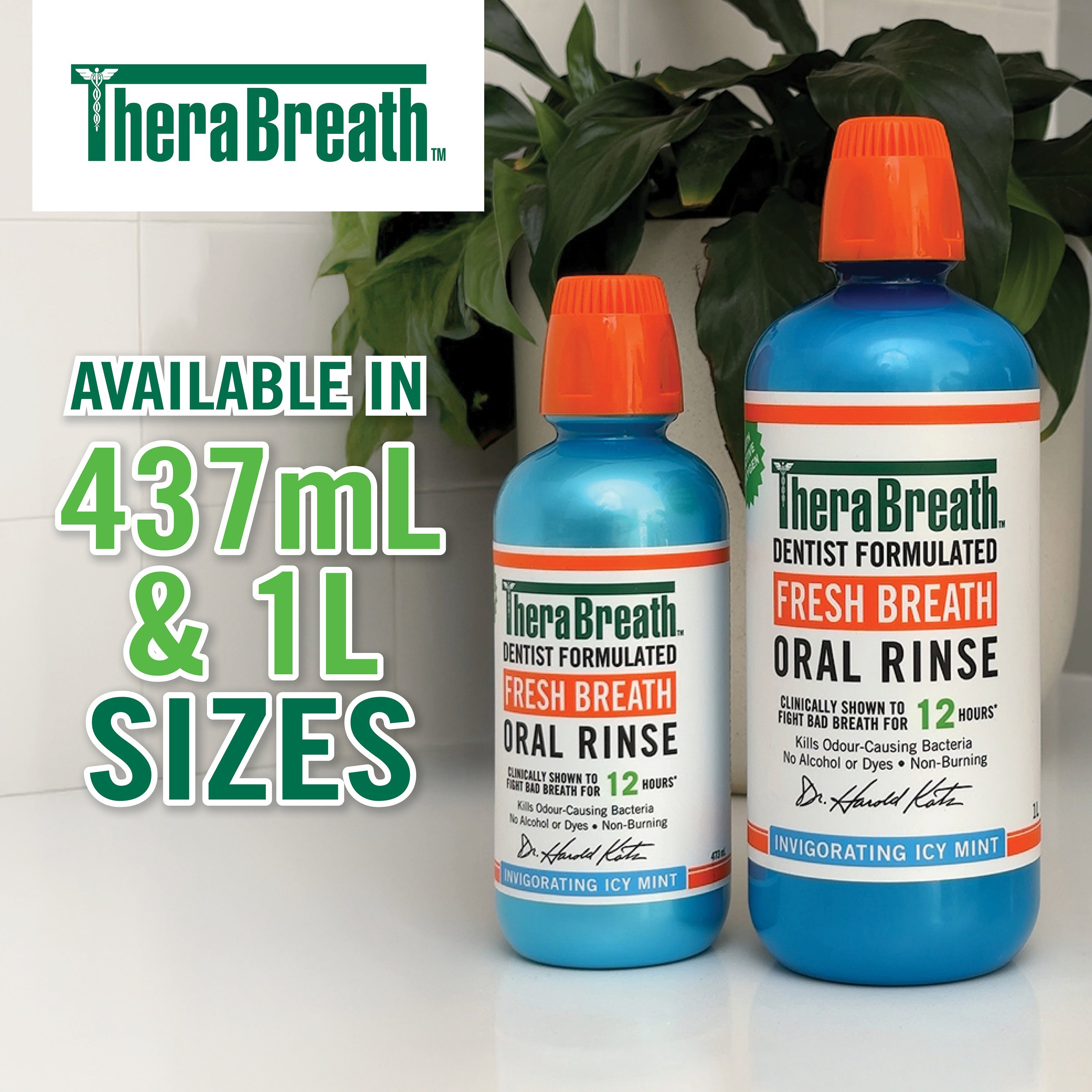 TheraBreath Oral Rinse Icy Mint 473ml - Image 5