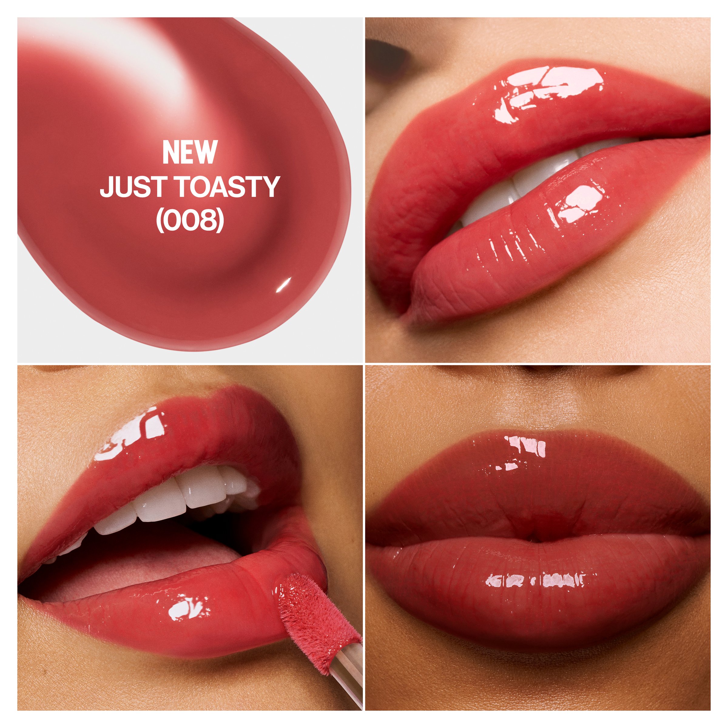 Revlon Super Lustrous Glimmer Lip Oil Just Toasty 3.8ml - Image 3