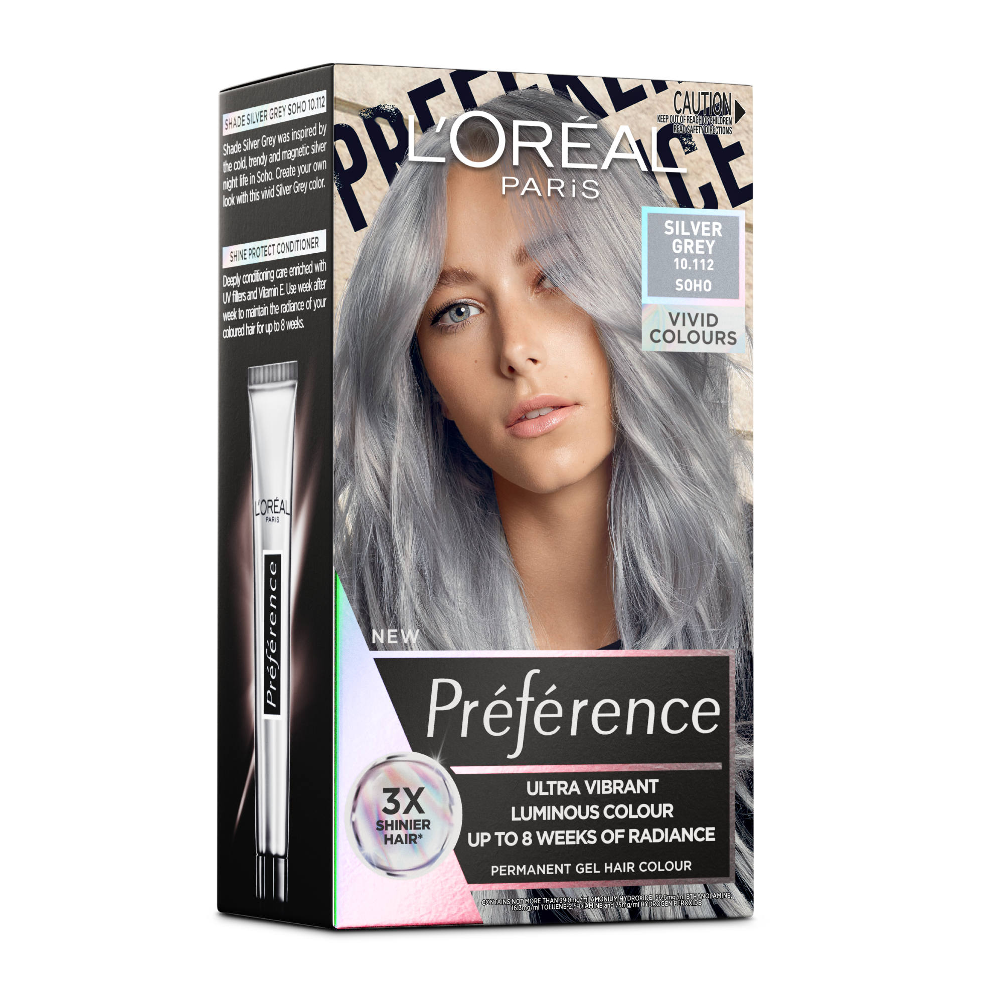 L'Oreal Paris Preference Vivids Silver Grey 10.112 - 1 each - Image 7