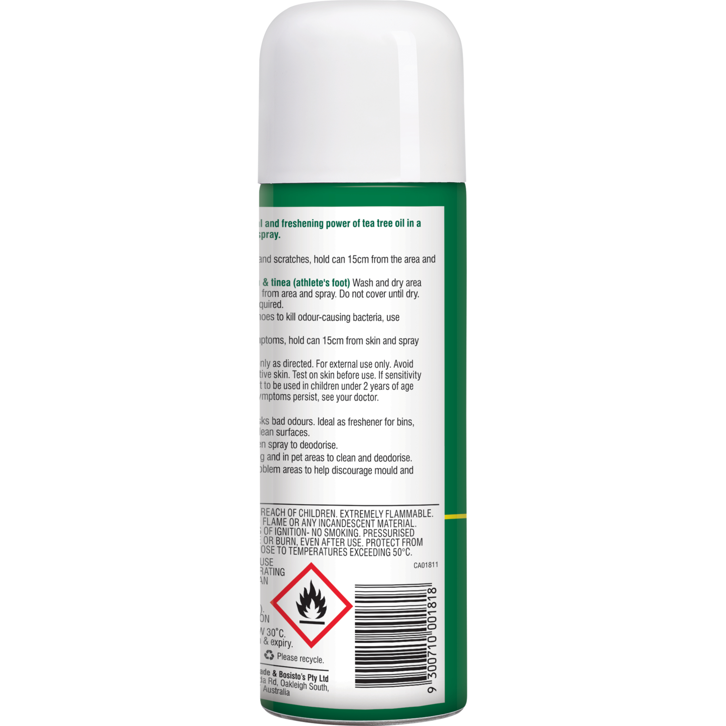 Bosisto's Tea Tree Spray 125g - Image 3