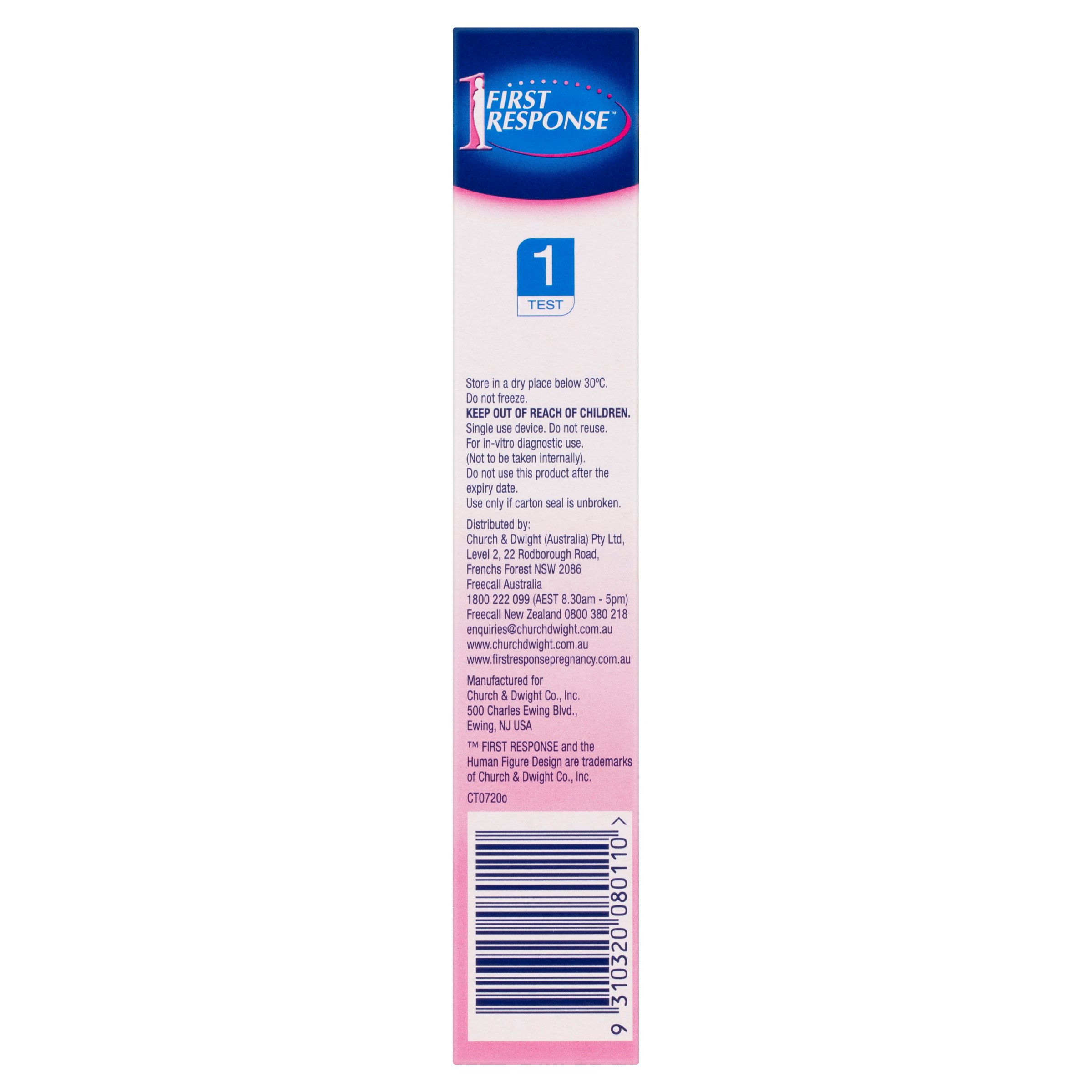 First Response Pregnancy Test In-Stream 1 pack - Image 3