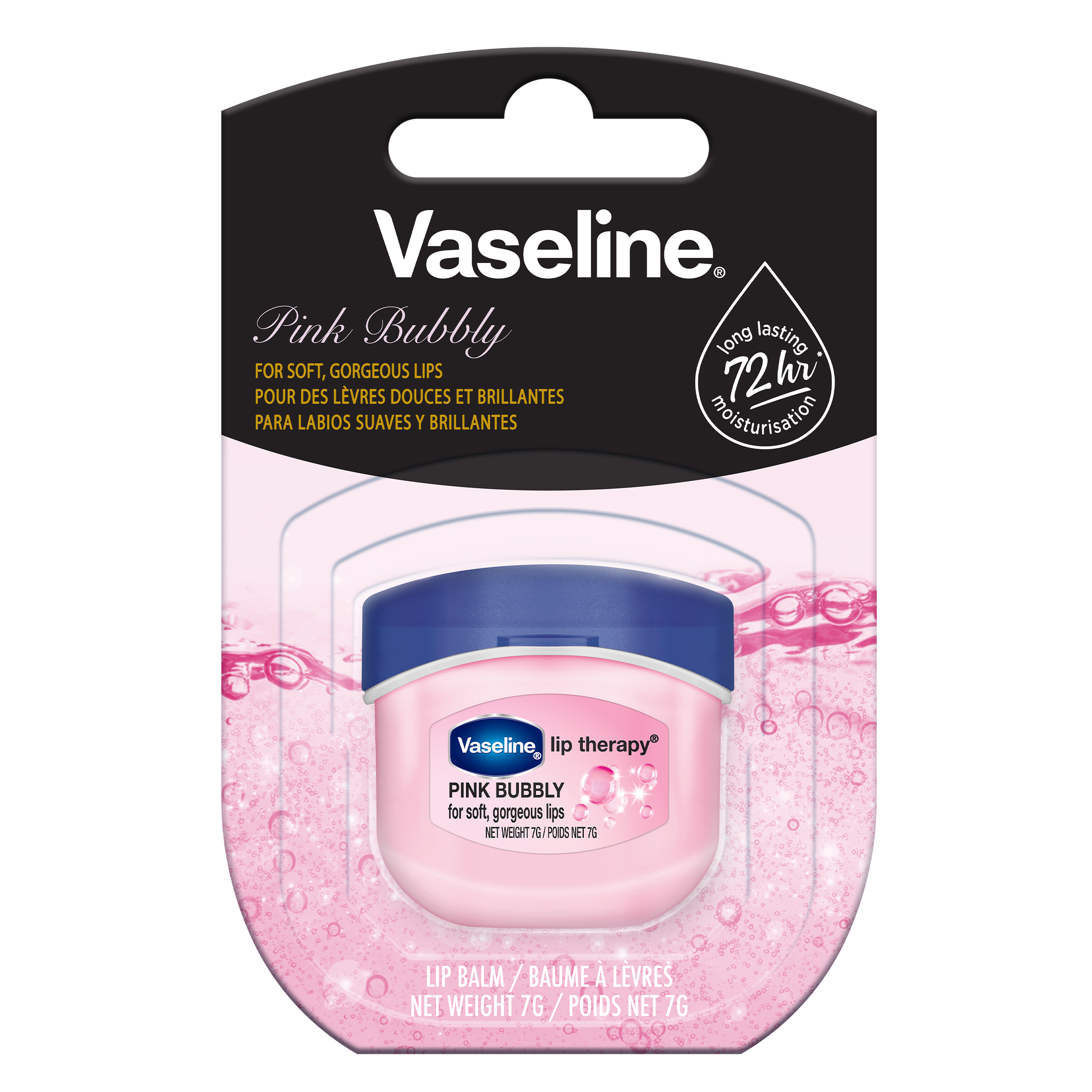 Vaseline Lip Therapy Pink Bubbly 7g - Image 1