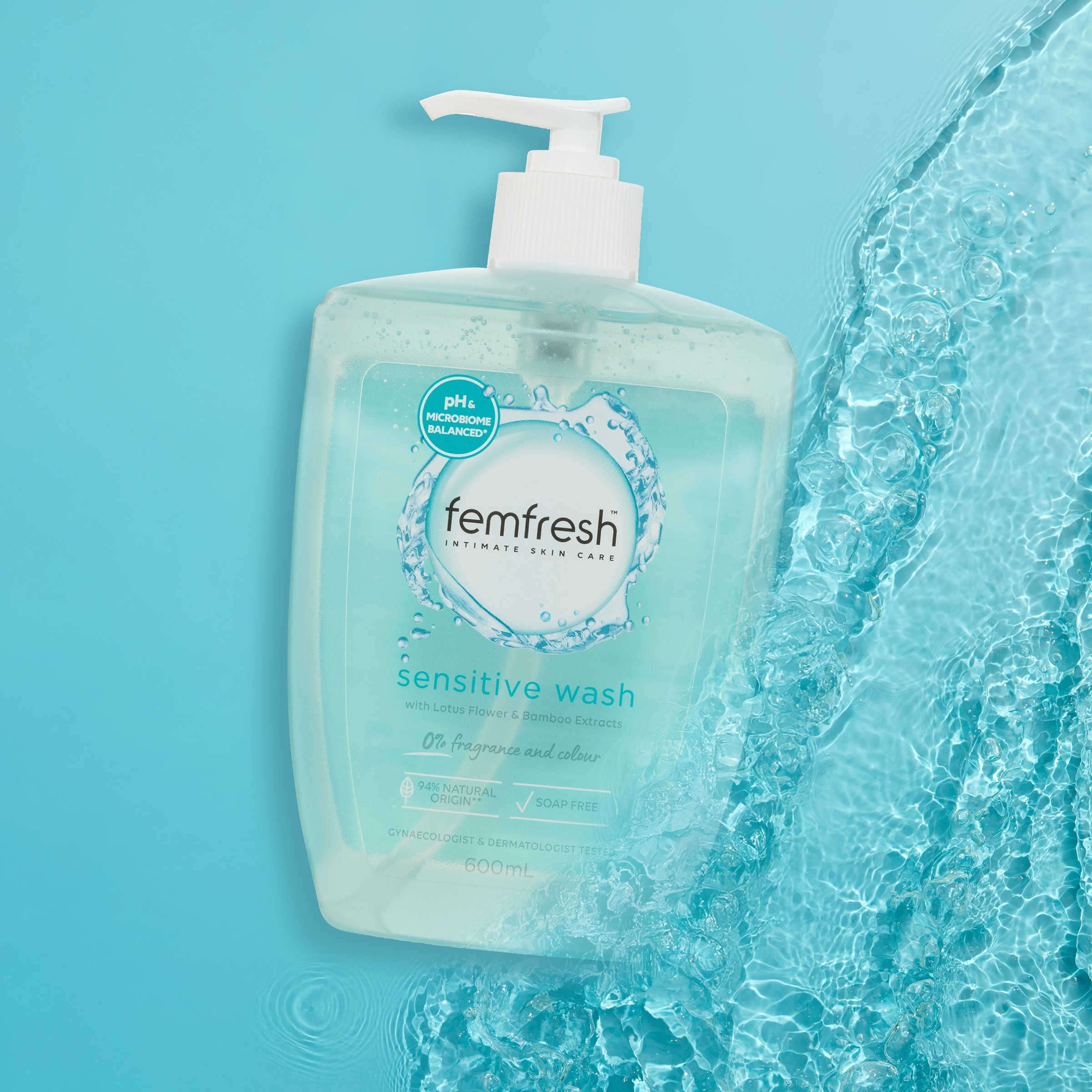 Femfresh Wash Sensitive 600ml - Image 9