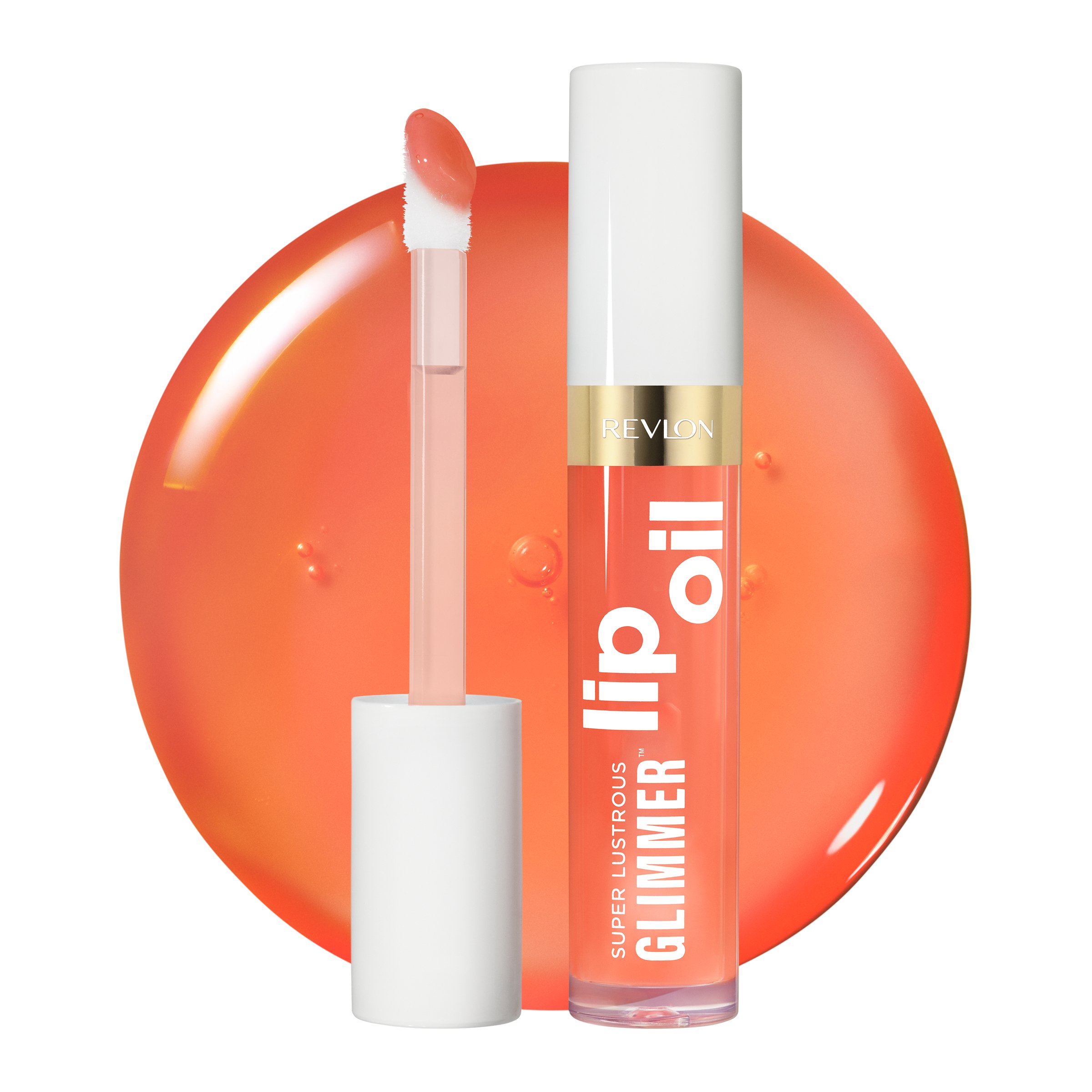 Revlon Glimmer Lip Oil Miss Coral 1 each - Image 2