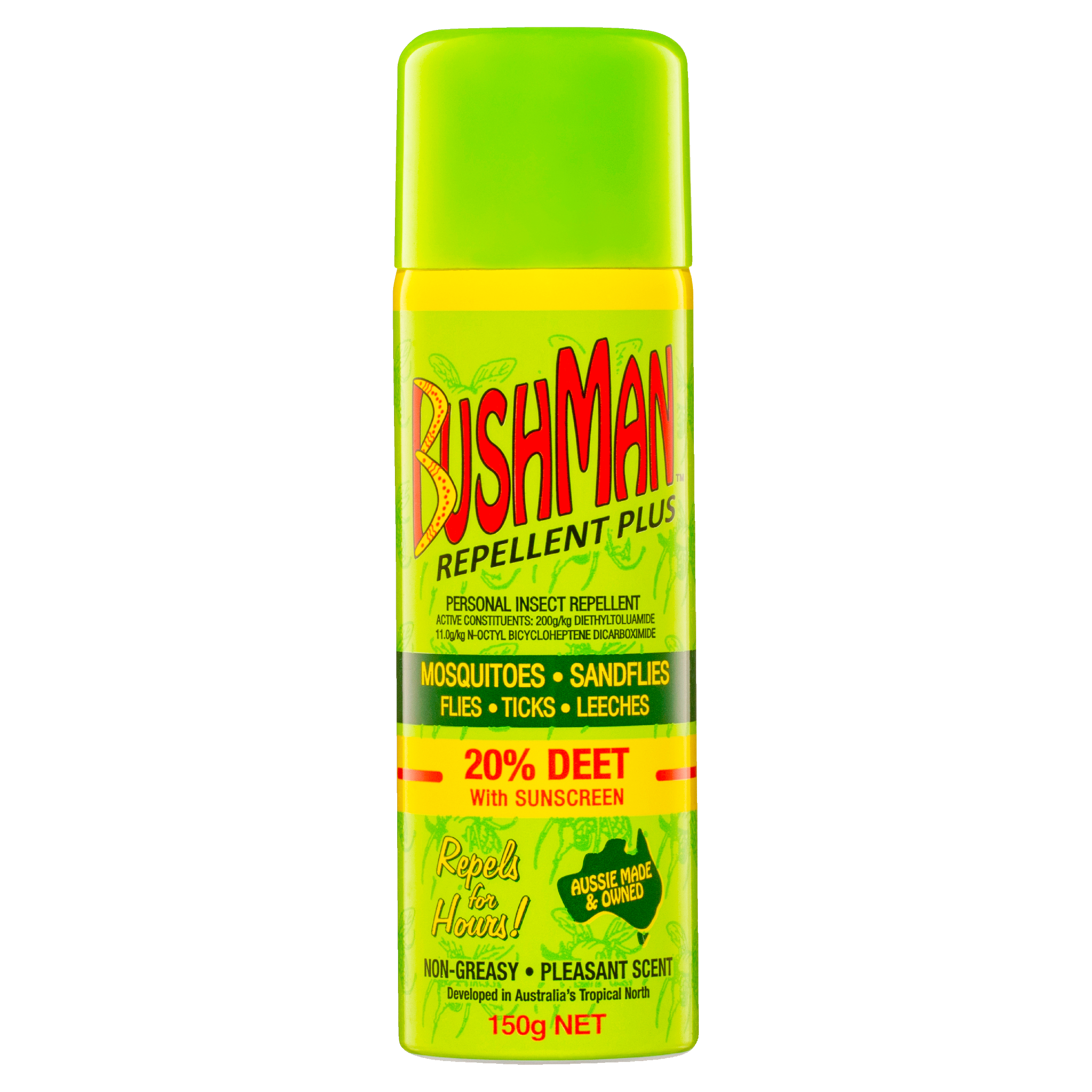 Bushman Repellent Plus Sunscreen Aerosol 150g - Image 1