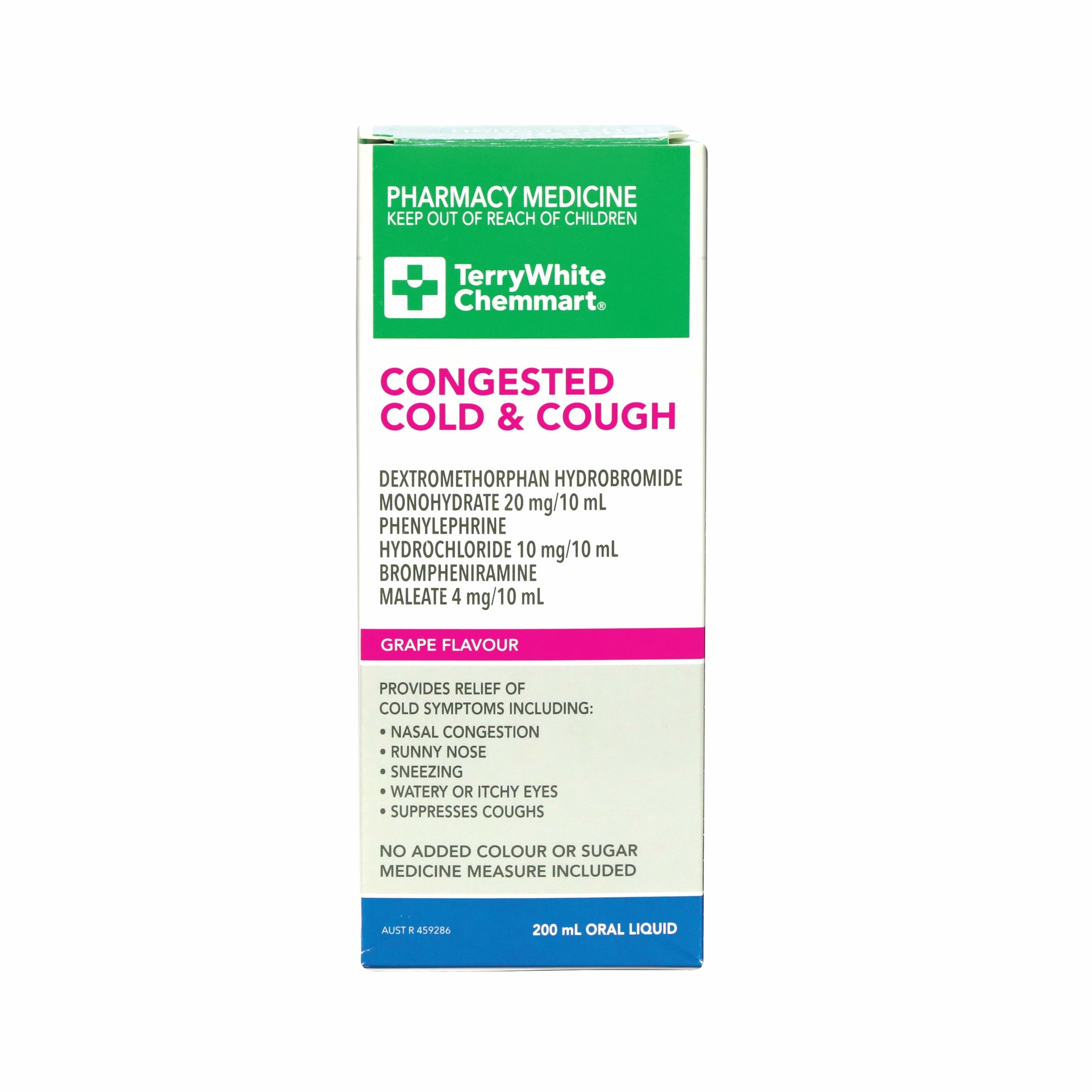 TerryWhite Chemmart Congested Cold & Cough 200ml