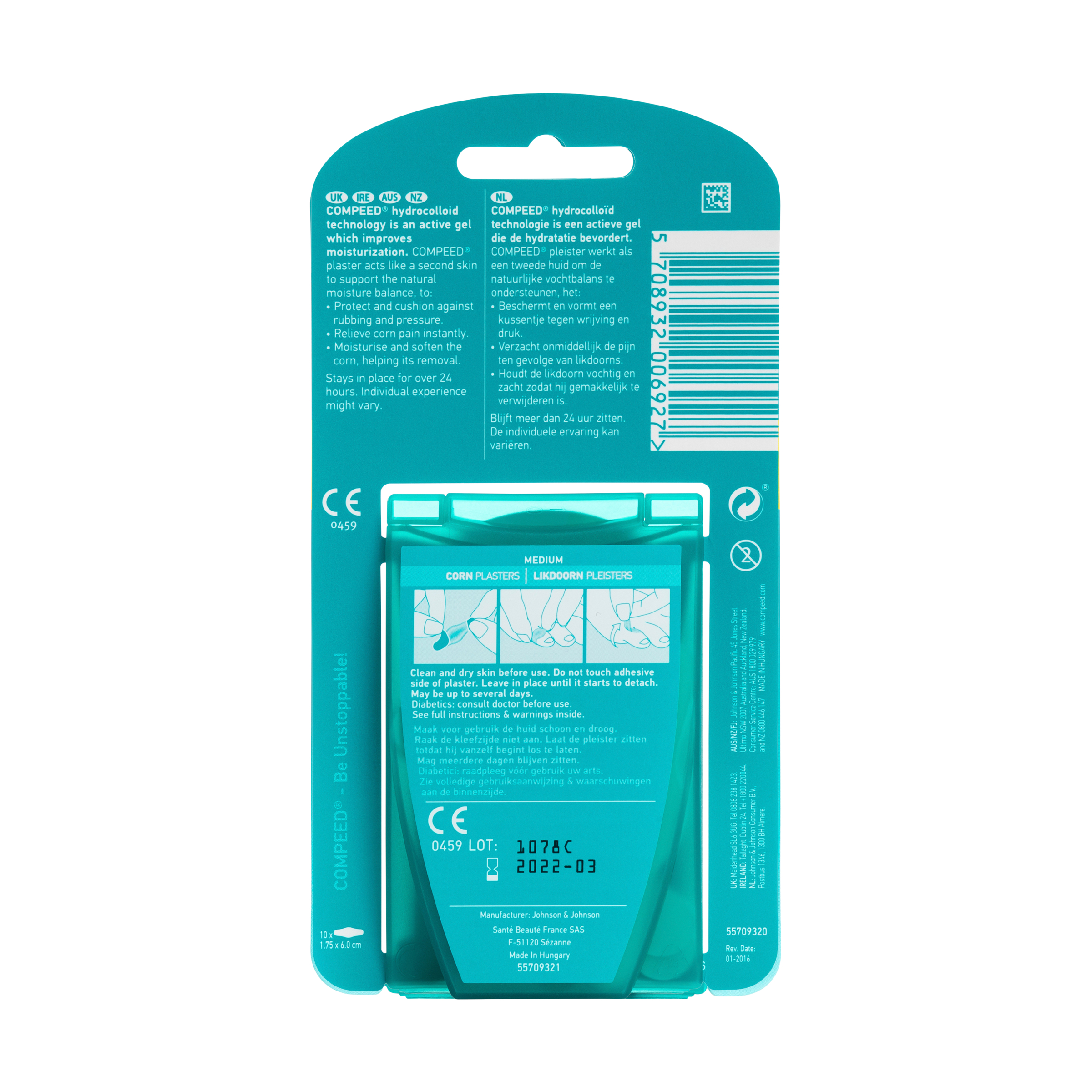 Compeed Corn Plasters Medium 10 Pack - Image 2