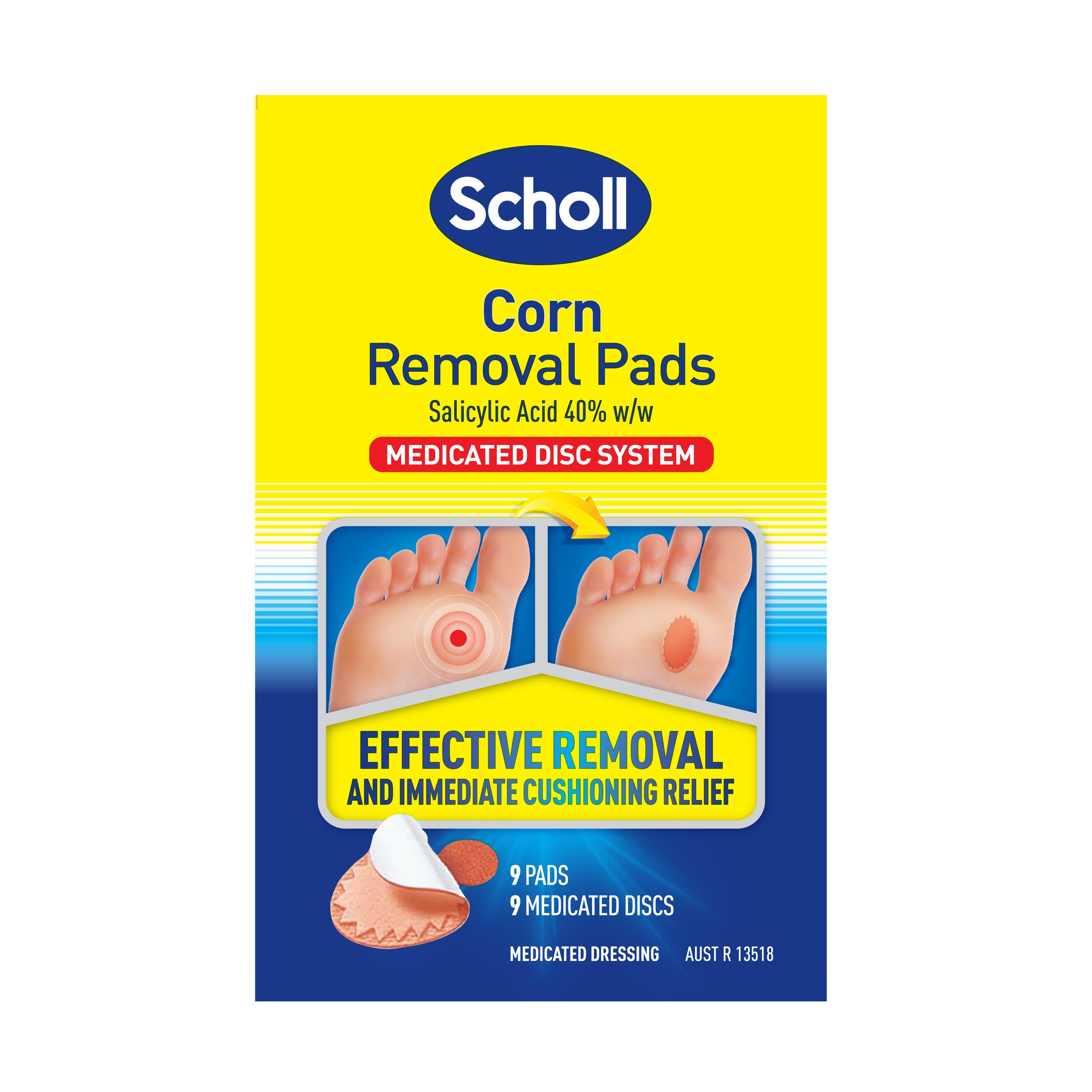 Scholl Corn Remover Pads 1 pack - Image 1