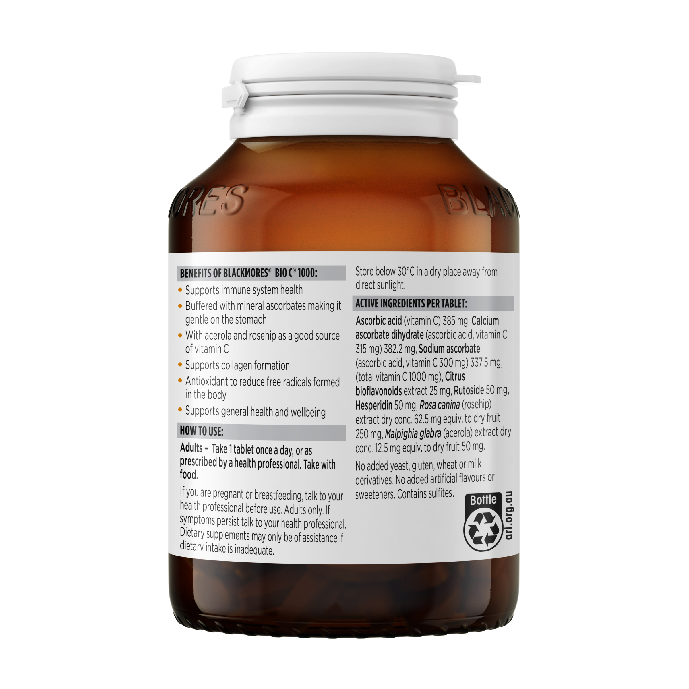 Blackmores Bio C 1000 - 150 tablets - Image 2
