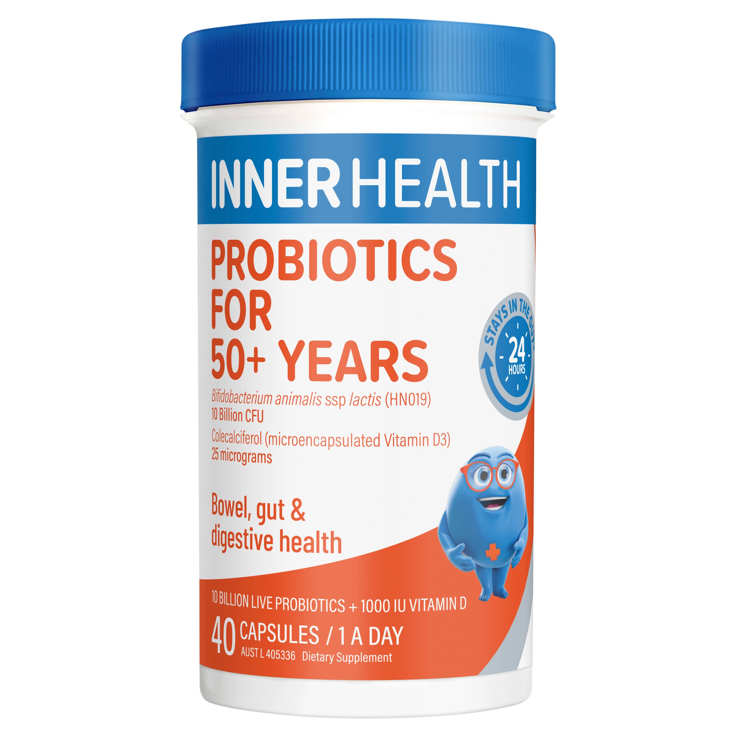 Inner Health Probiotics For 50+ Years - 40 capsules - Image 1