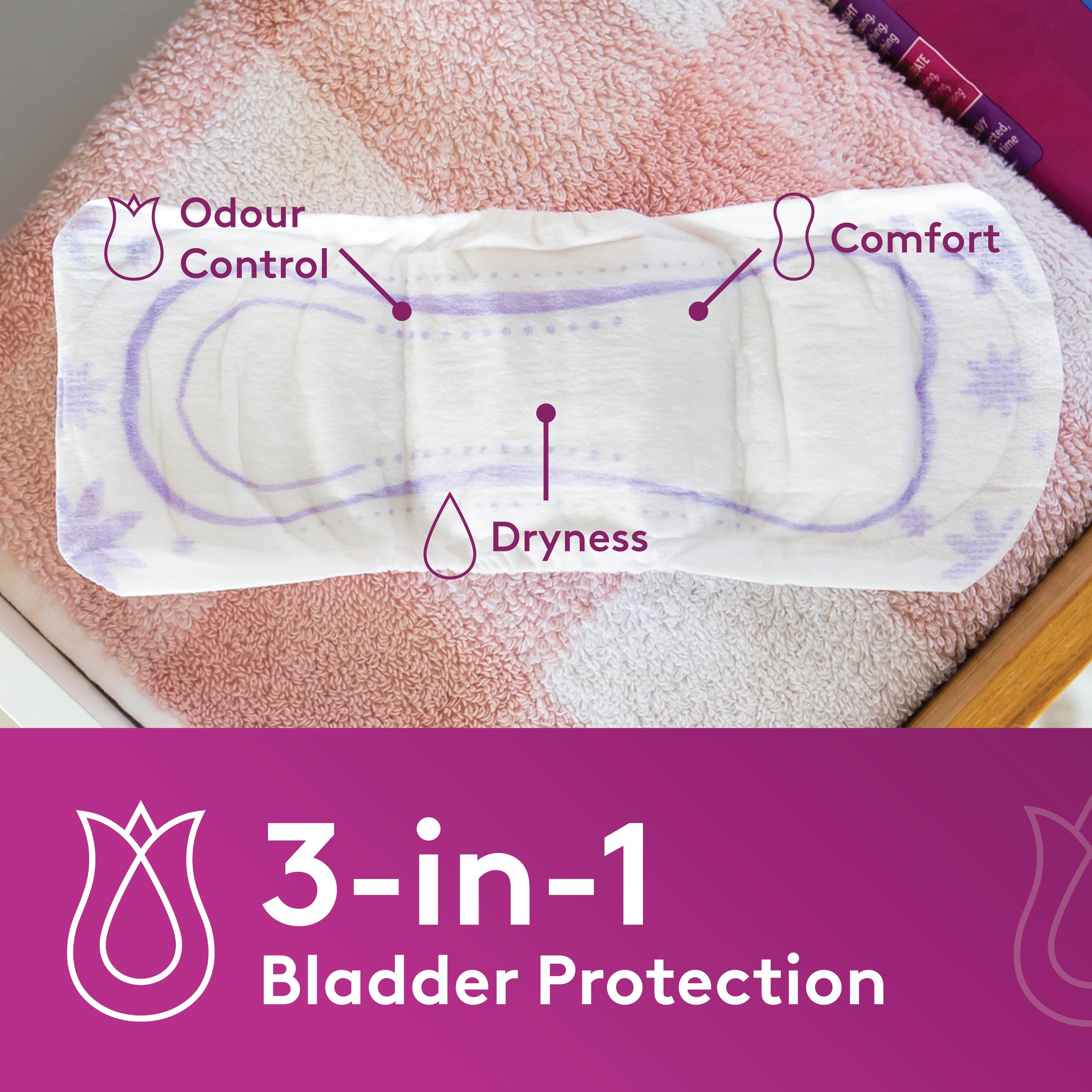 Poise Pads Regular 16 pack - Image 10