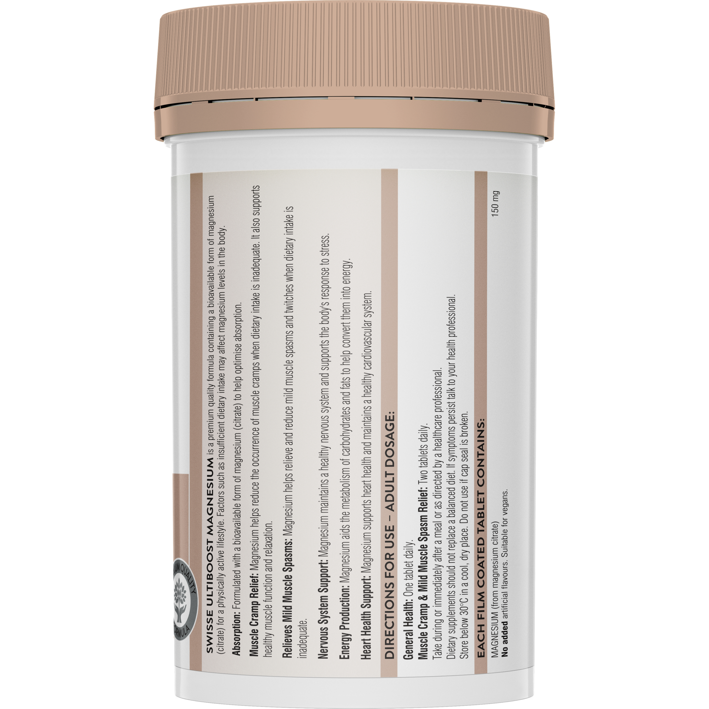 Swisse Ultiboost Magnesium 200 tablets - Image 2