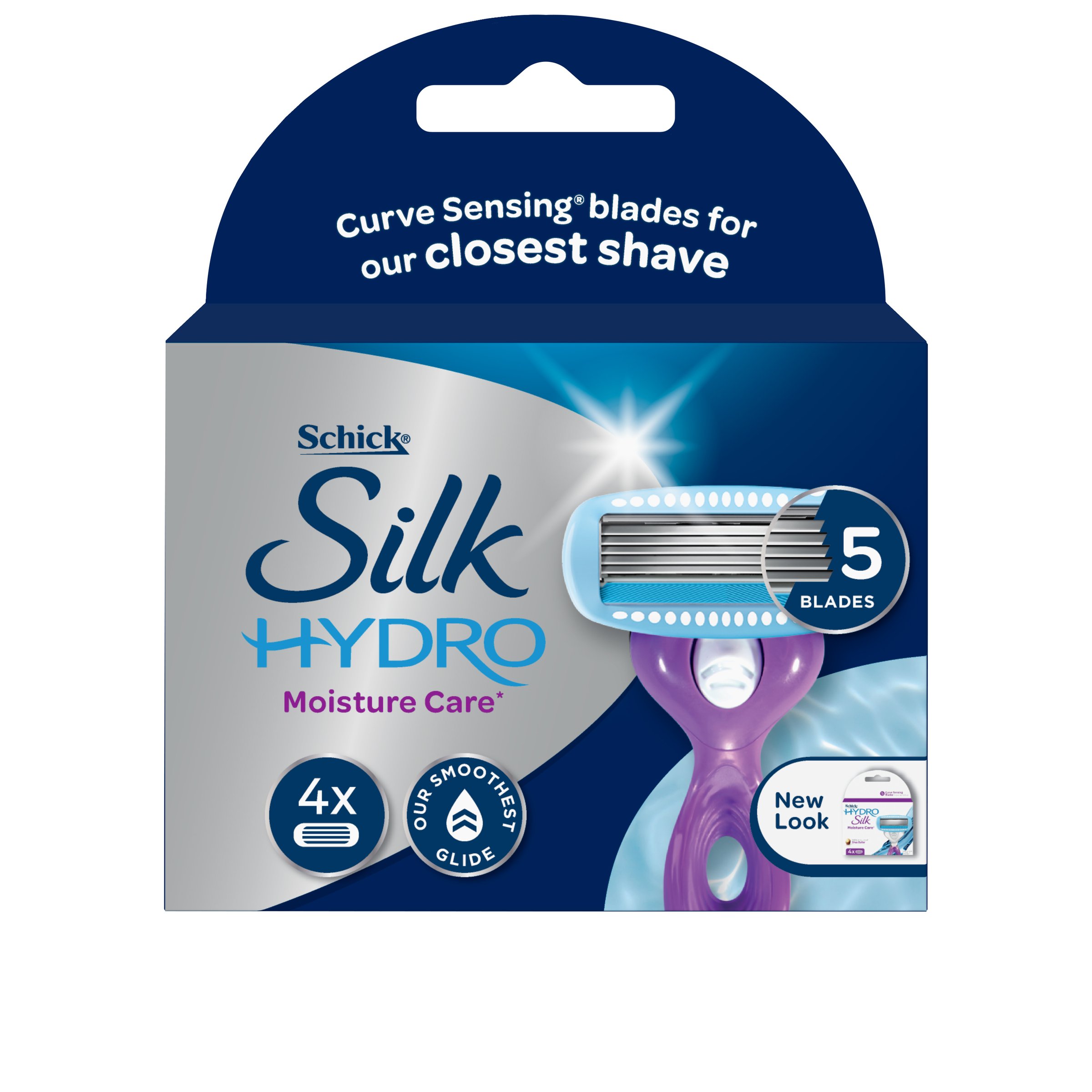 Schick Hydro Silk Refill 4 pack - Image 1