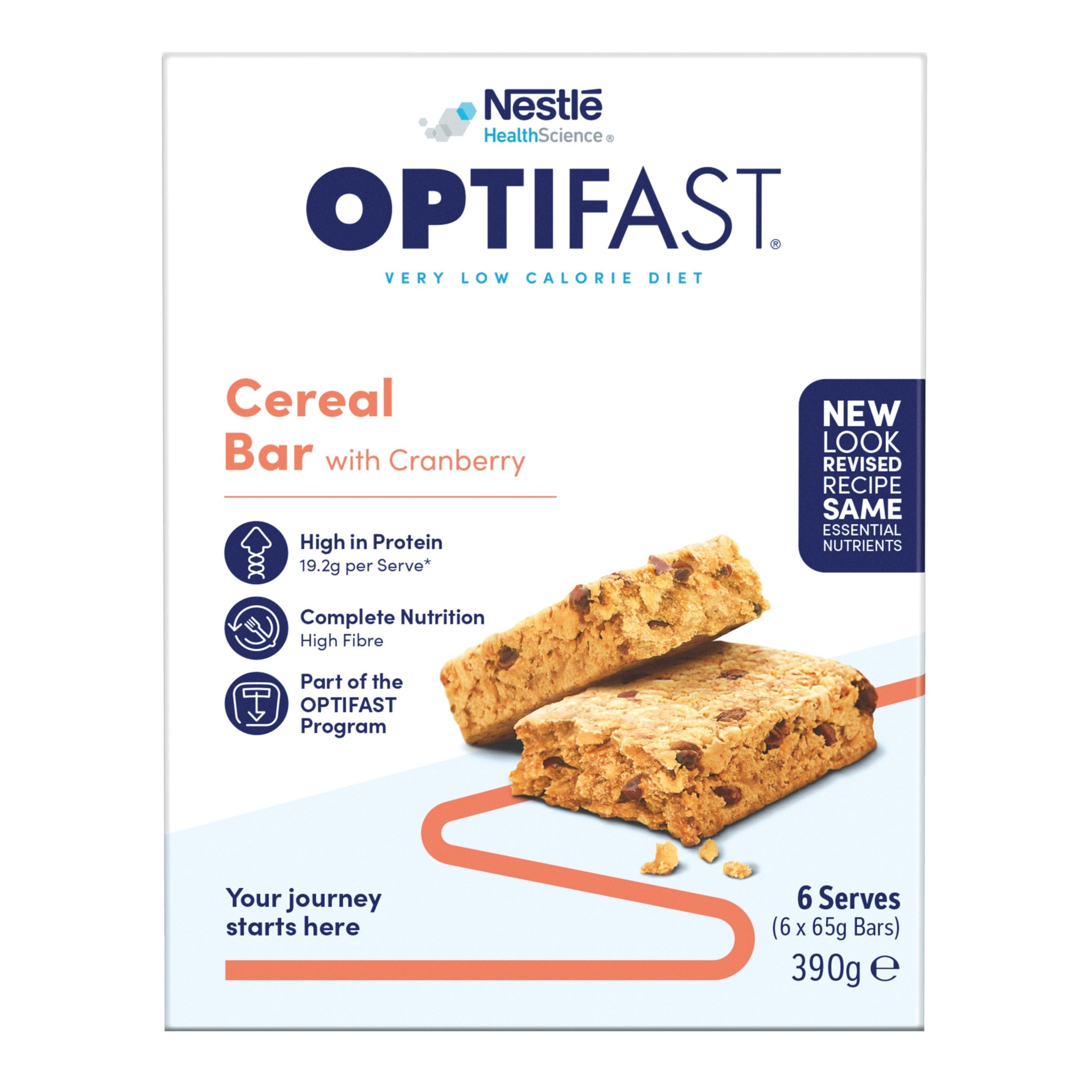 Optifast VLCD Bar Cereal 65g - 6 pack - Image 1