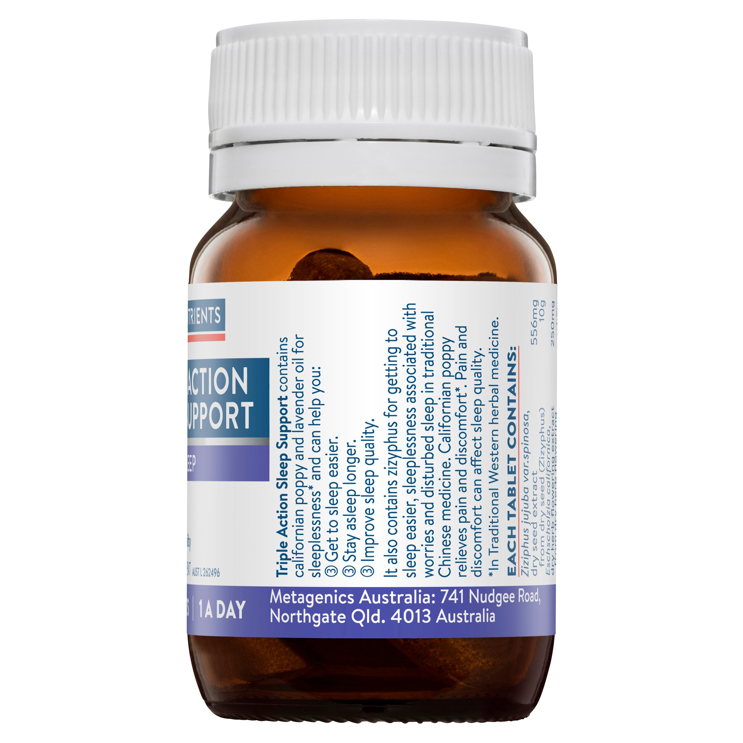 Ethical Nutrients Triple Action Sleep Support 30 tablets - Image 3