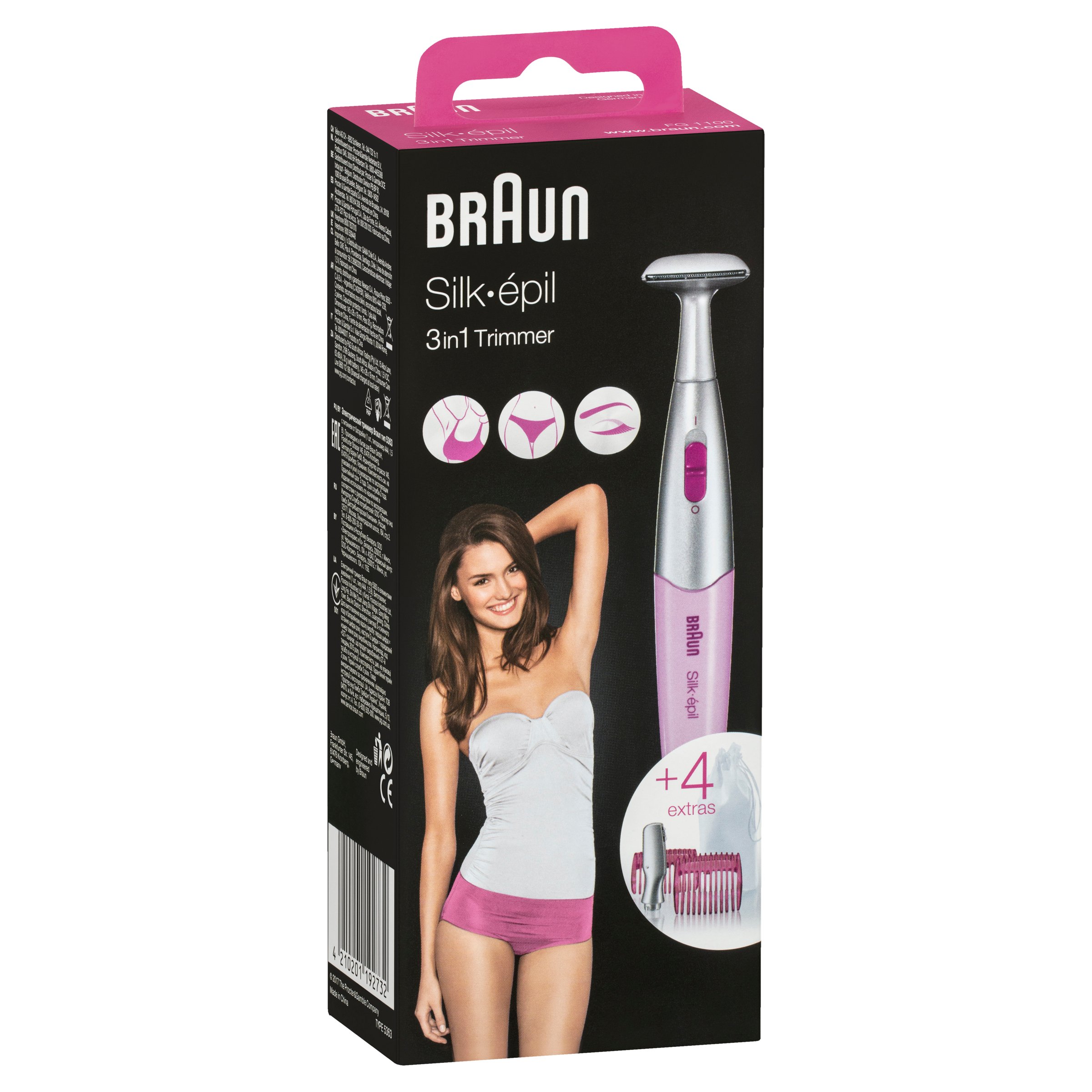 Braun Silk-Epilator 3 In 1 Trimmer FG 1100 - 1 unit - Image 9