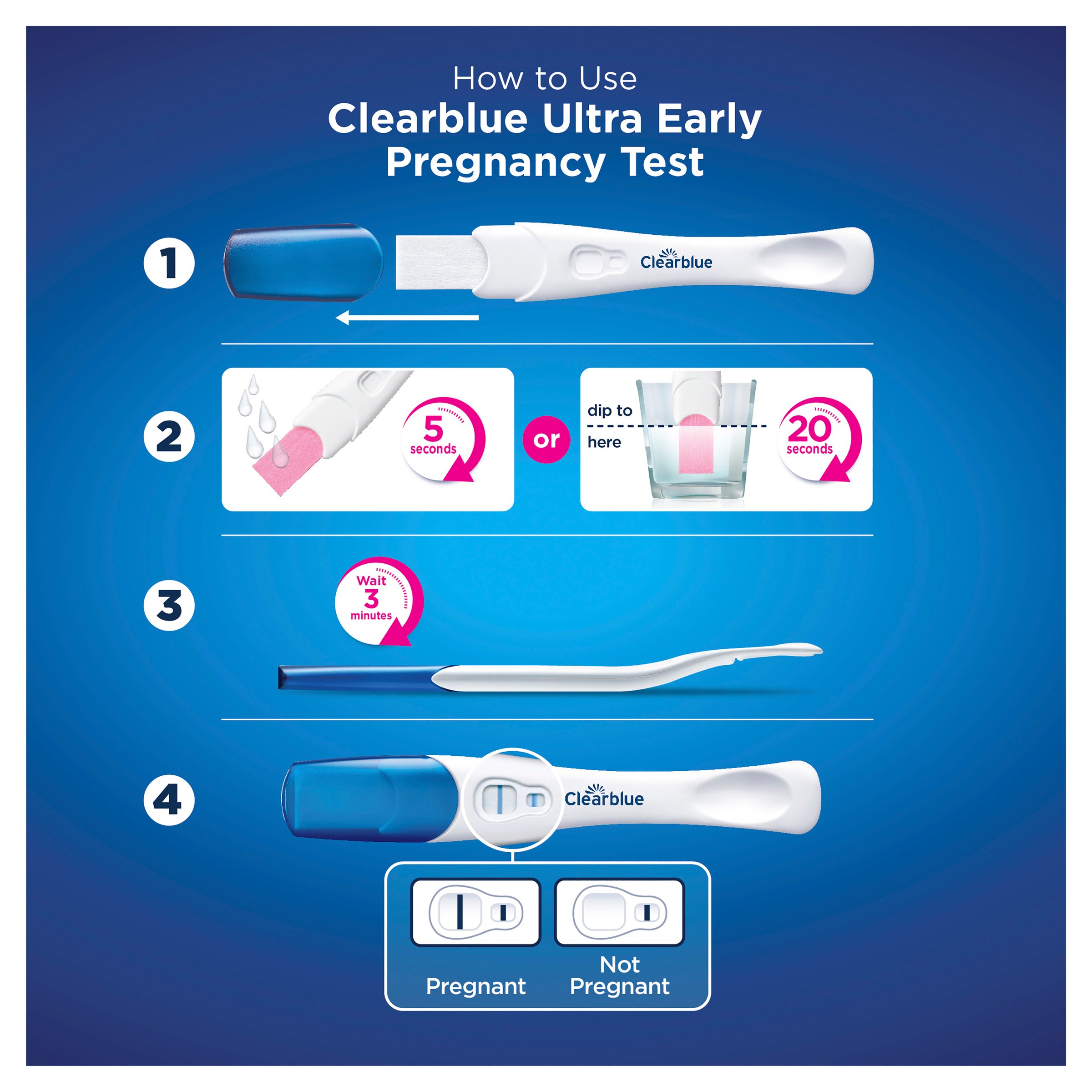 Clearblue Pregnancy Visual Early Detection 1 pack - Image 9