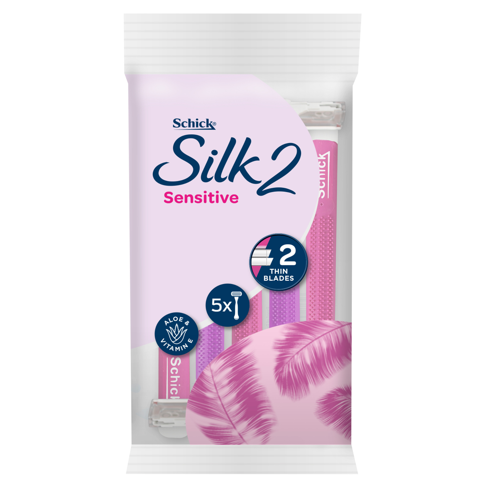 Schick Silk 2 Disposable Razor 5 pack - Image 1