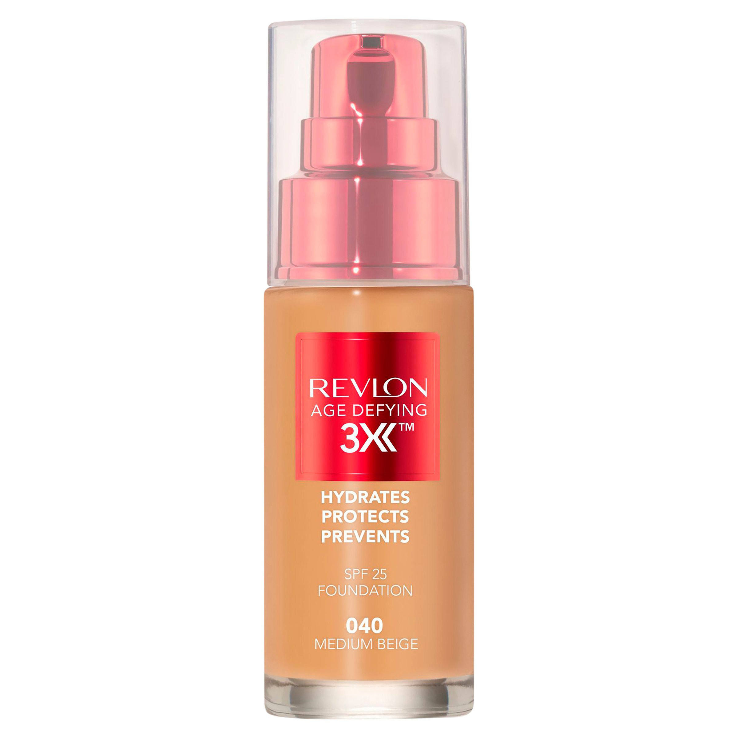 Revlon Age Defying Triple Lift Foundation Medium Beige 040 - 30ml - Image 1