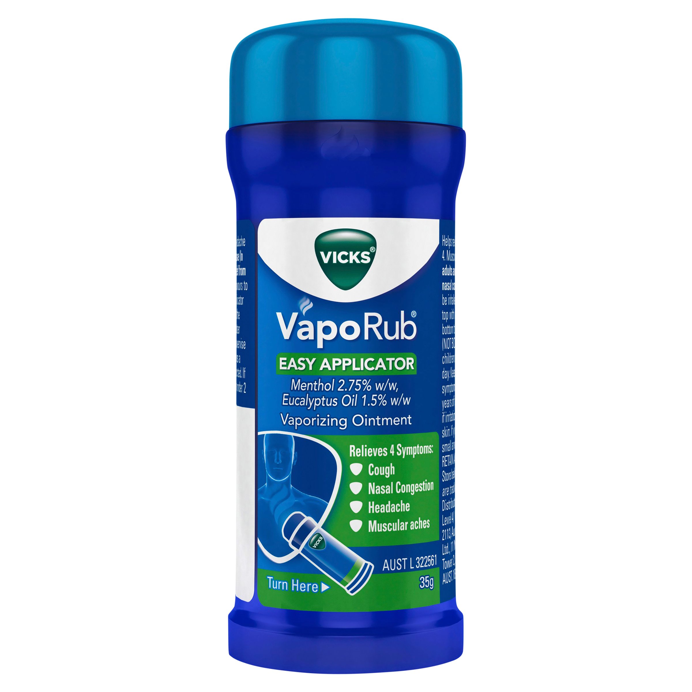 Vicks Vaporub Easy Application Ointment 35g - Image 1