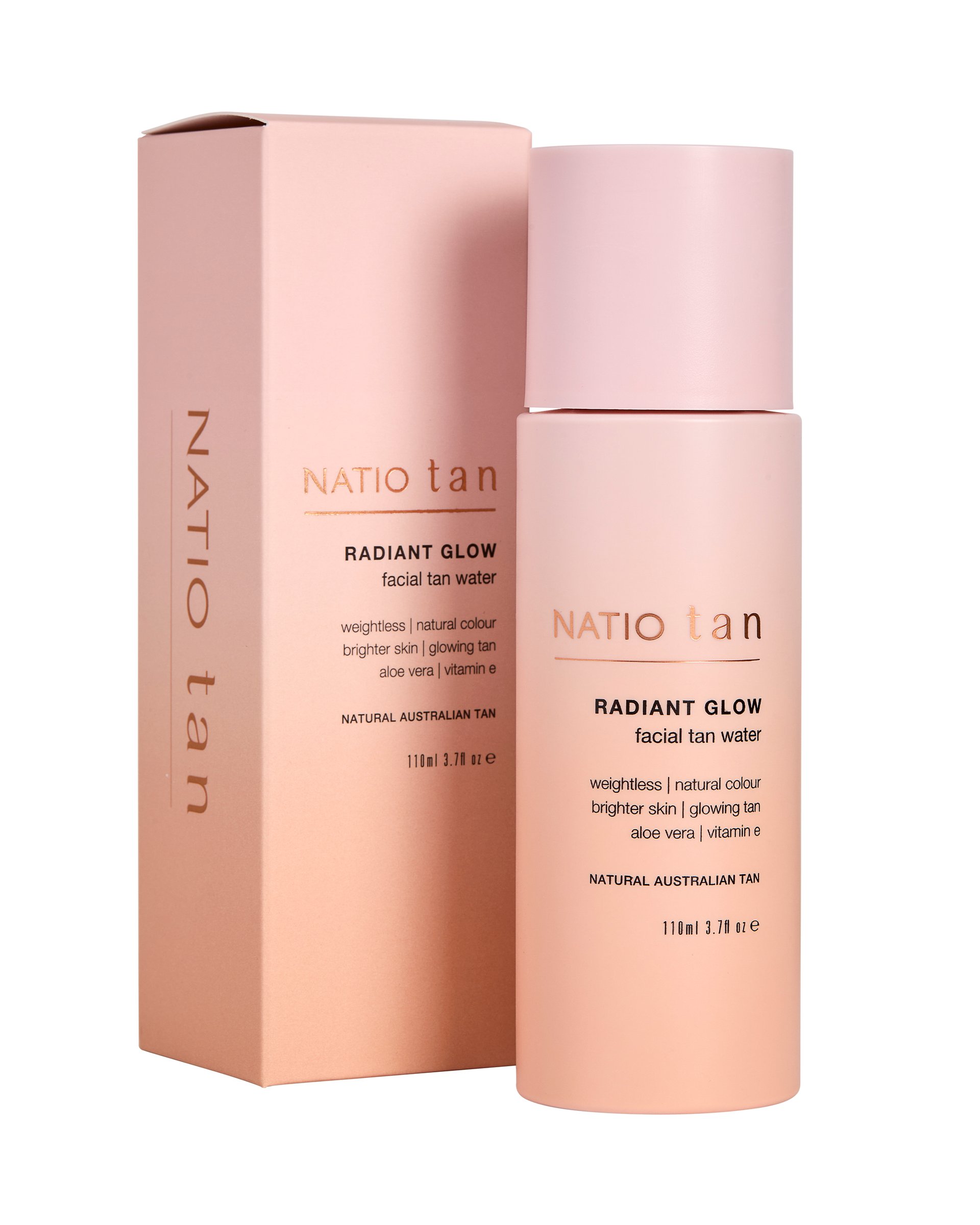 Natio Radiant Glow Facial Tan Water 110ml - Image 4