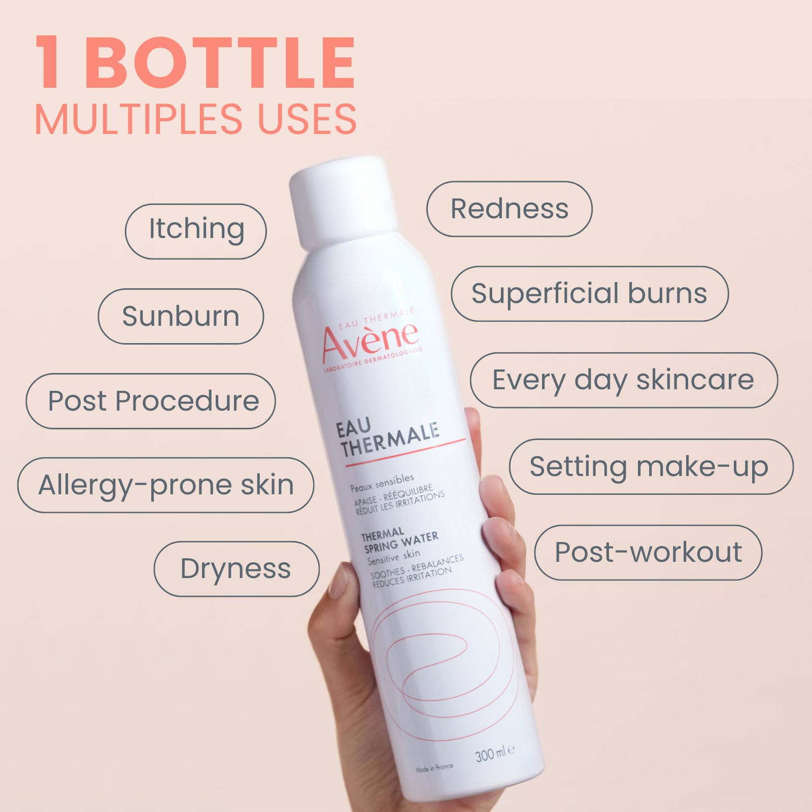 Avene Thermal Spring Water 300ml - Image 2