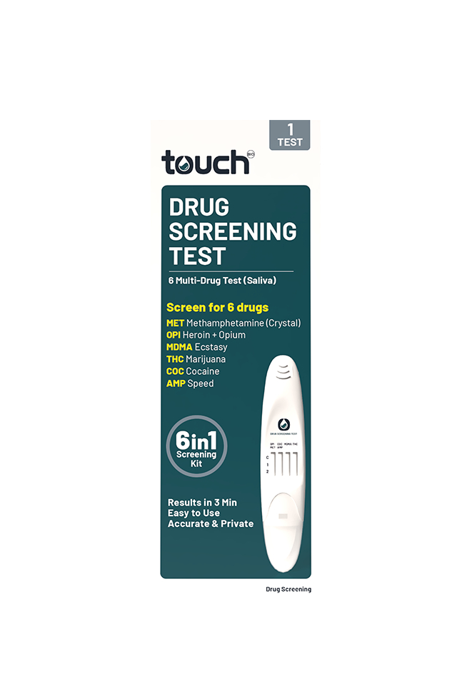 TouchBio 6 Multi-Drug Test (Saliva) Pen 1 pack - Image 1