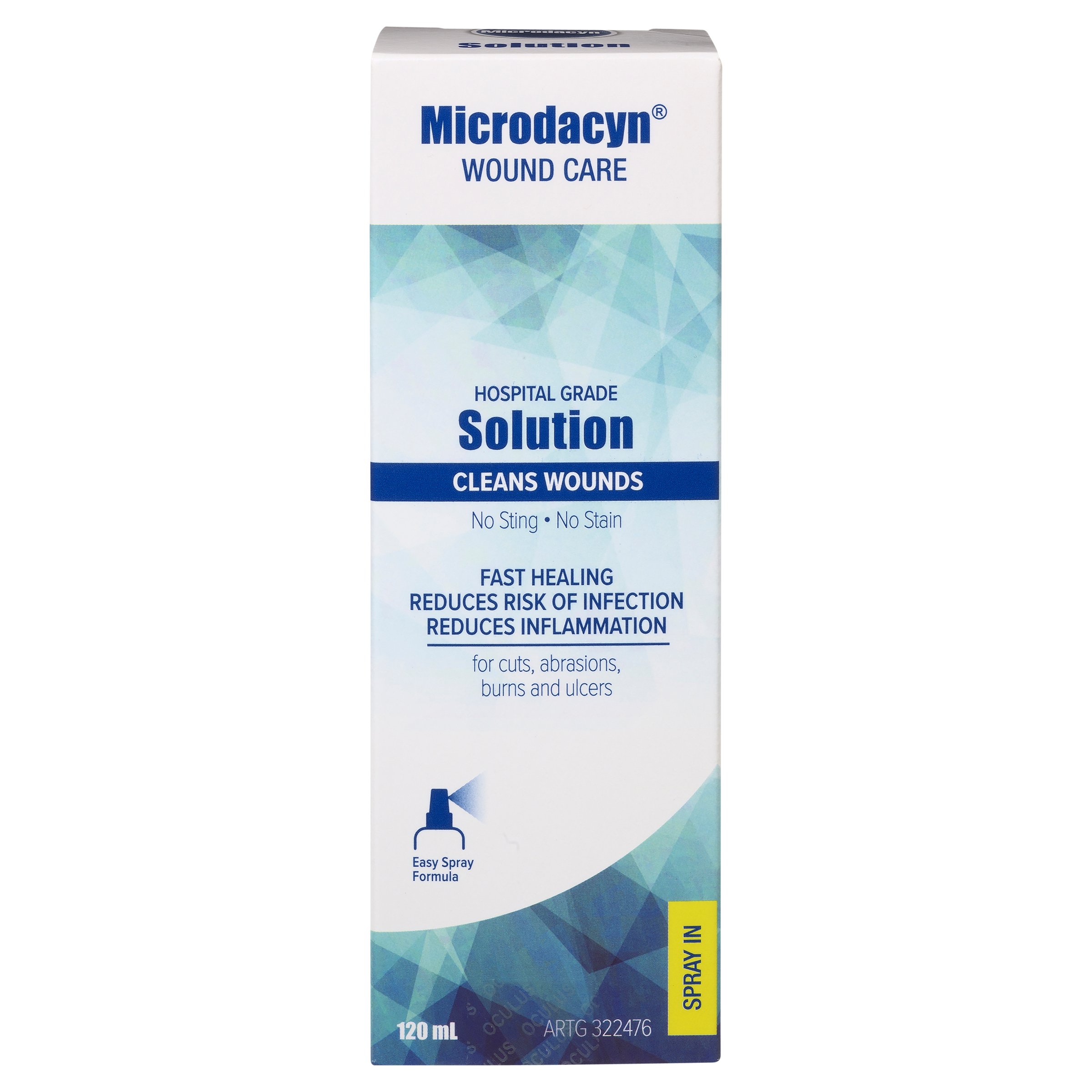 Microdacyn Wound Care Solution Liquid Spray 120ml - Image 1