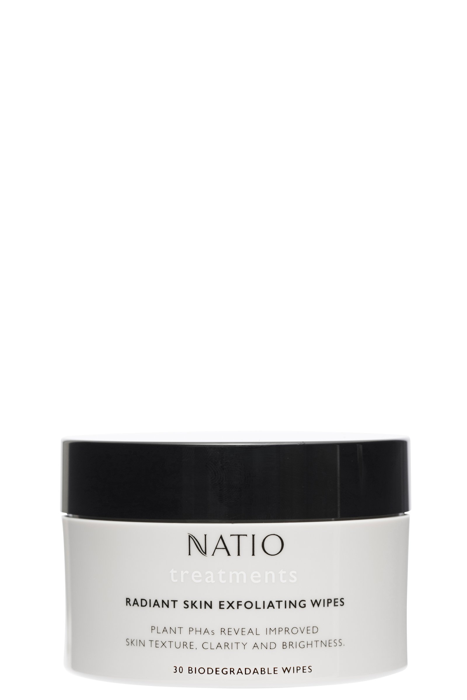Natio Treatments Radiant Skin Exfoliating Wipes 30 pack