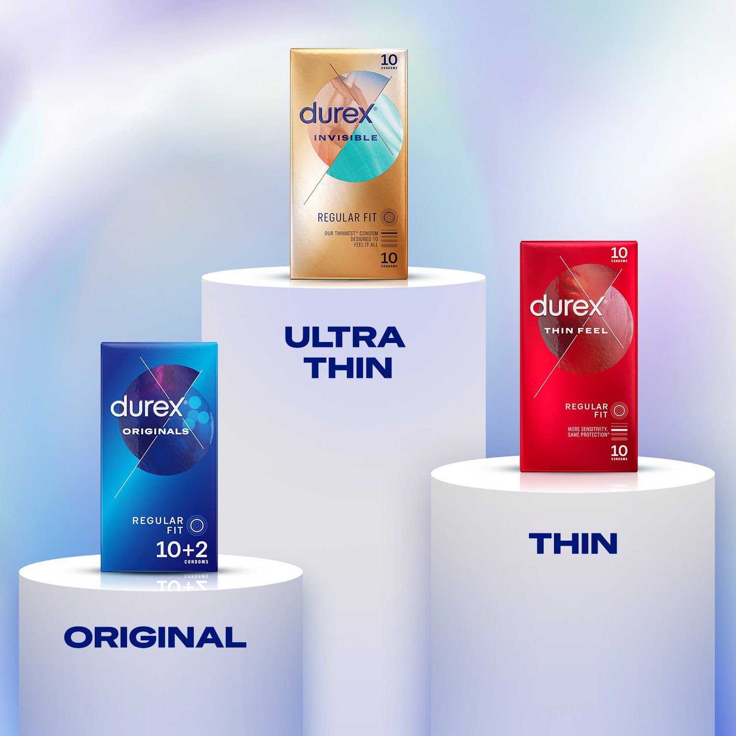 Durex Invisible Ultra Thin Regular Fit Condoms 10 pack - Image 6