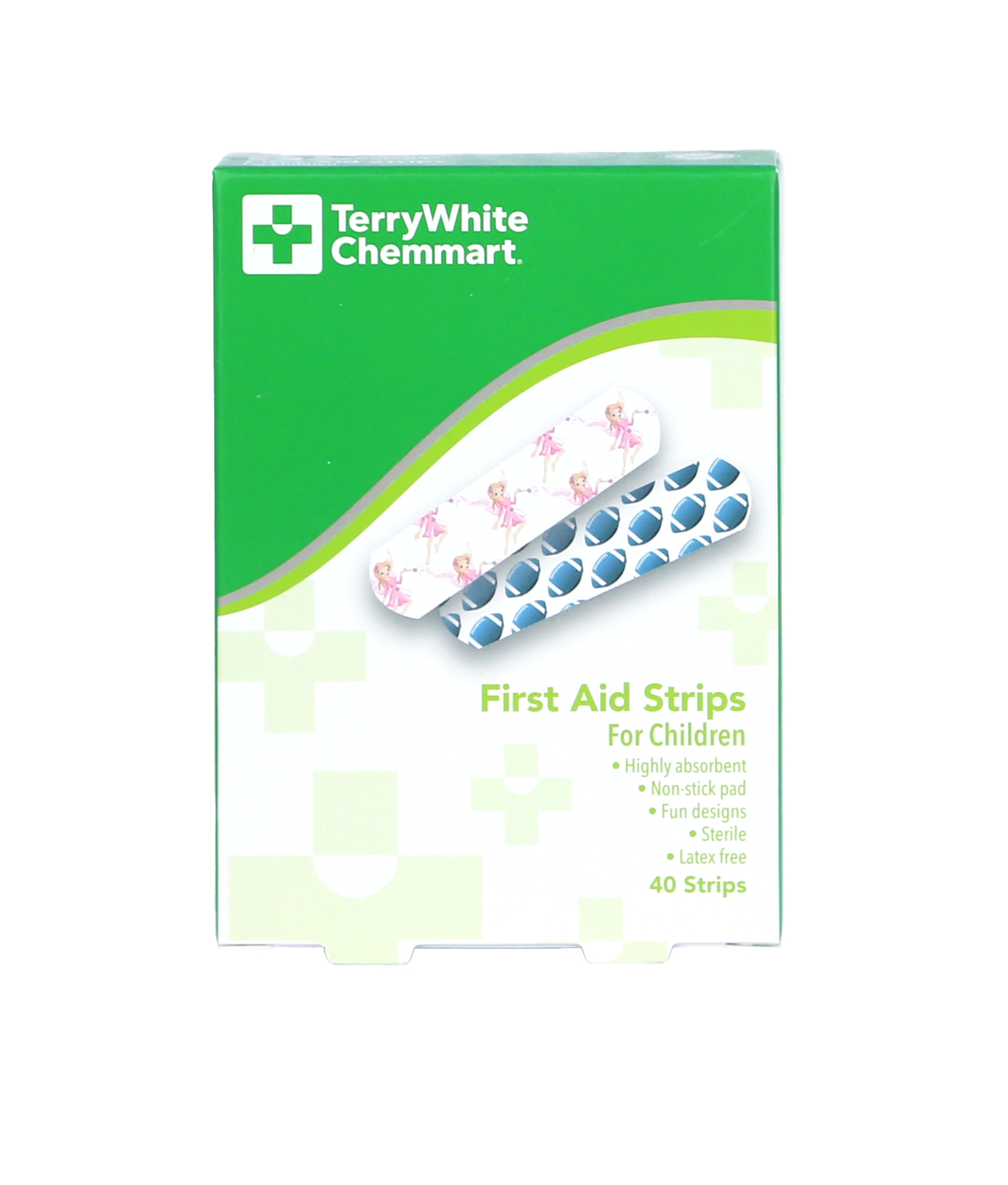 TerryWhite Chemmart First Aid Strips For Children 40 pack