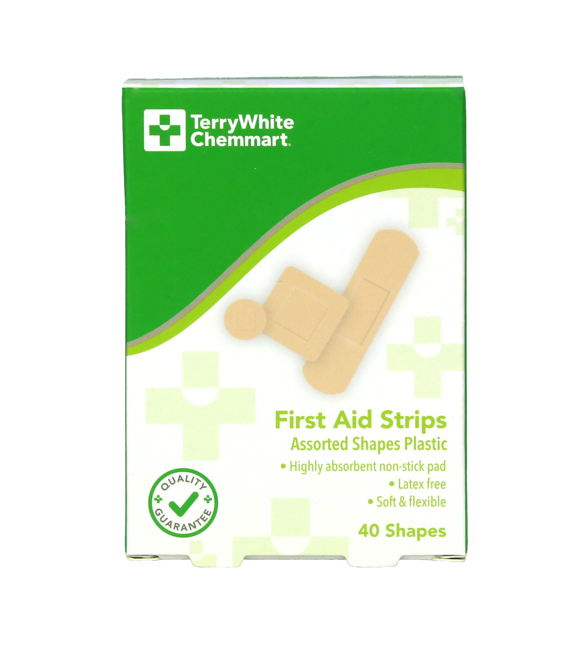 TerryWhite Chemmart First Aid Strips Assorted 40 pack