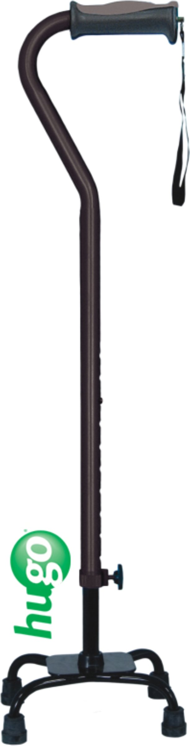 Hugo Base Quad Cane Small Ebony 1 each