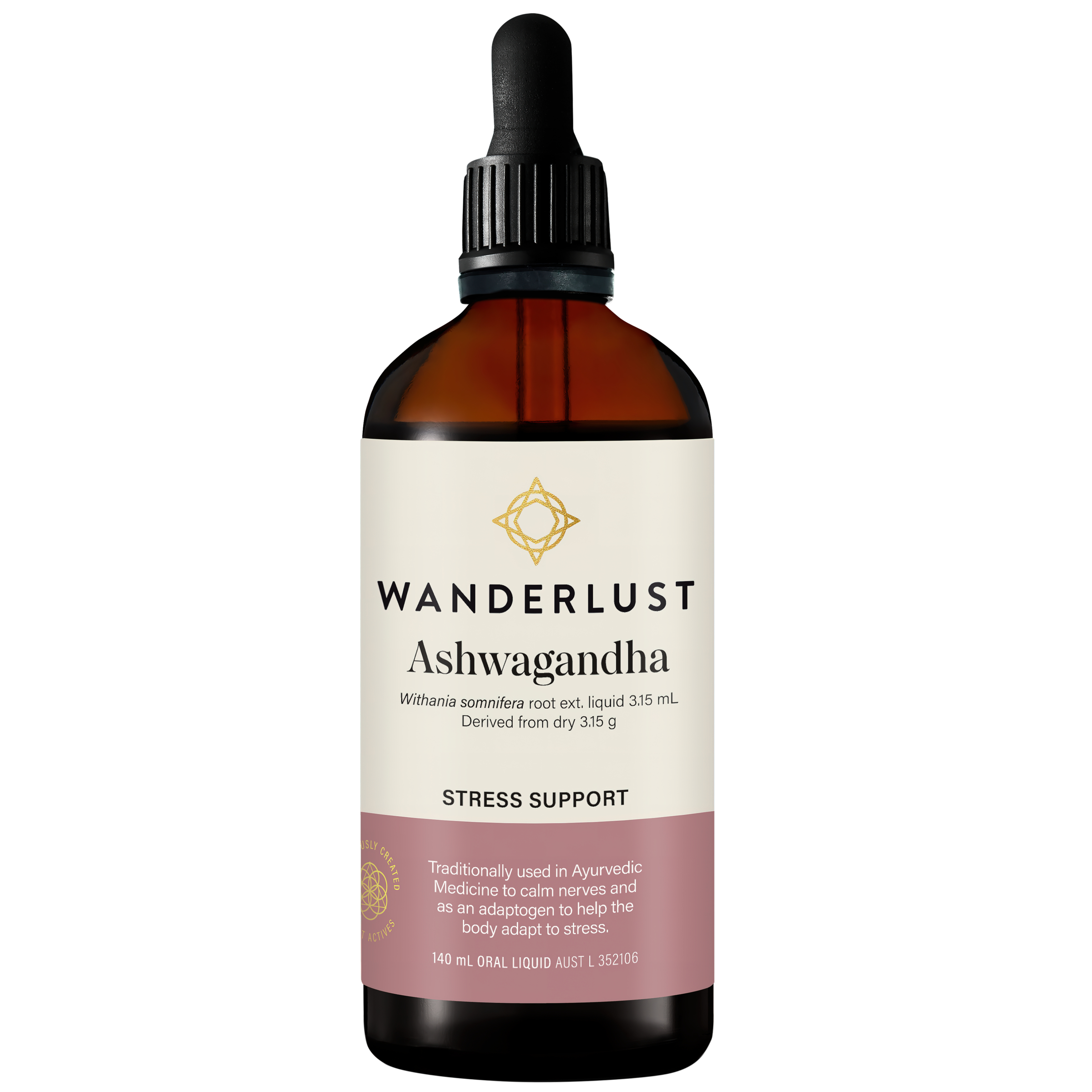 Wanderlust Ashwagandha 140ml - Image 1