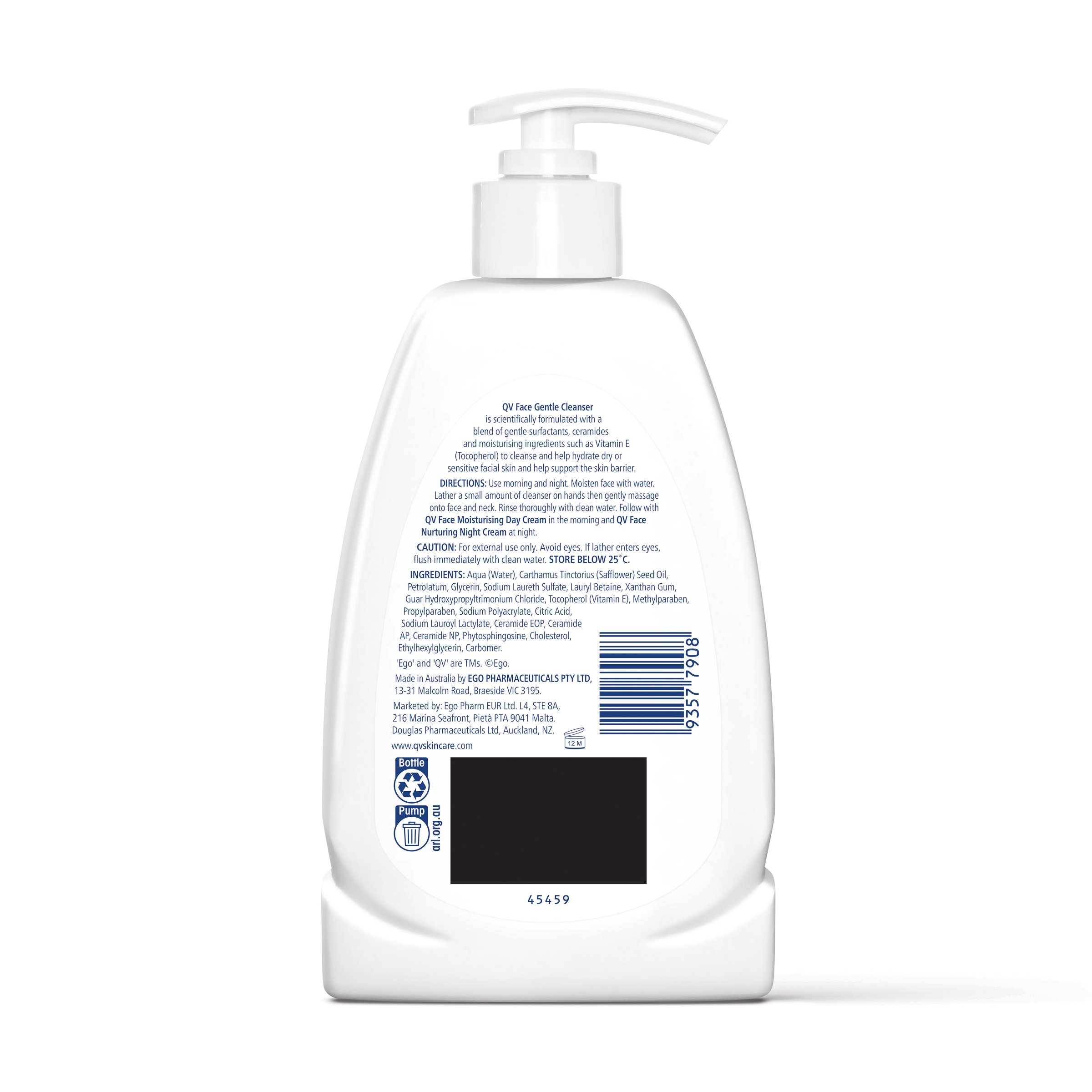 Ego QV Face Gentle Cleanser 200g - Image 2