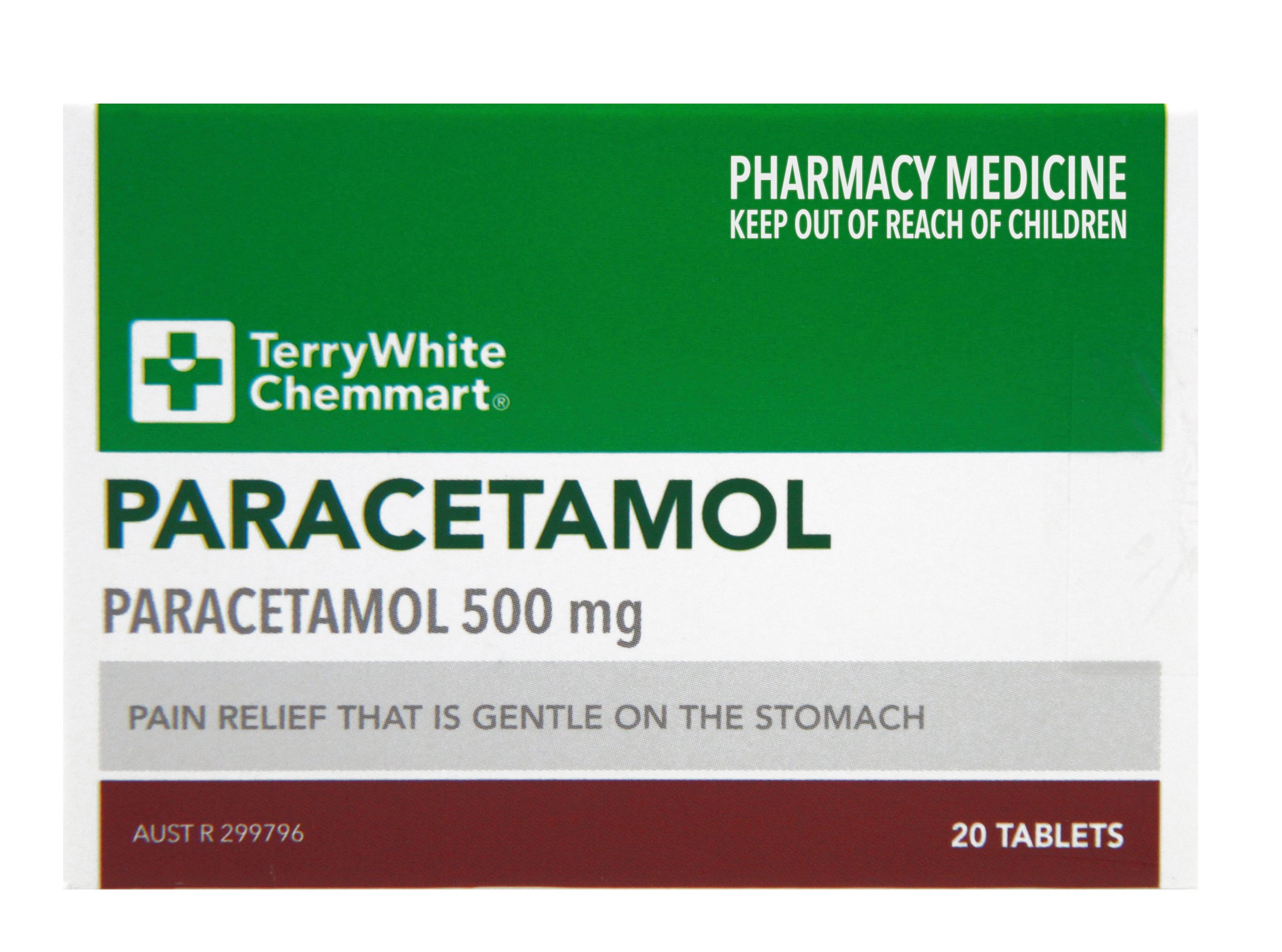 TerryWhite Chemmart Paracetamol 500mg - 20 tablets