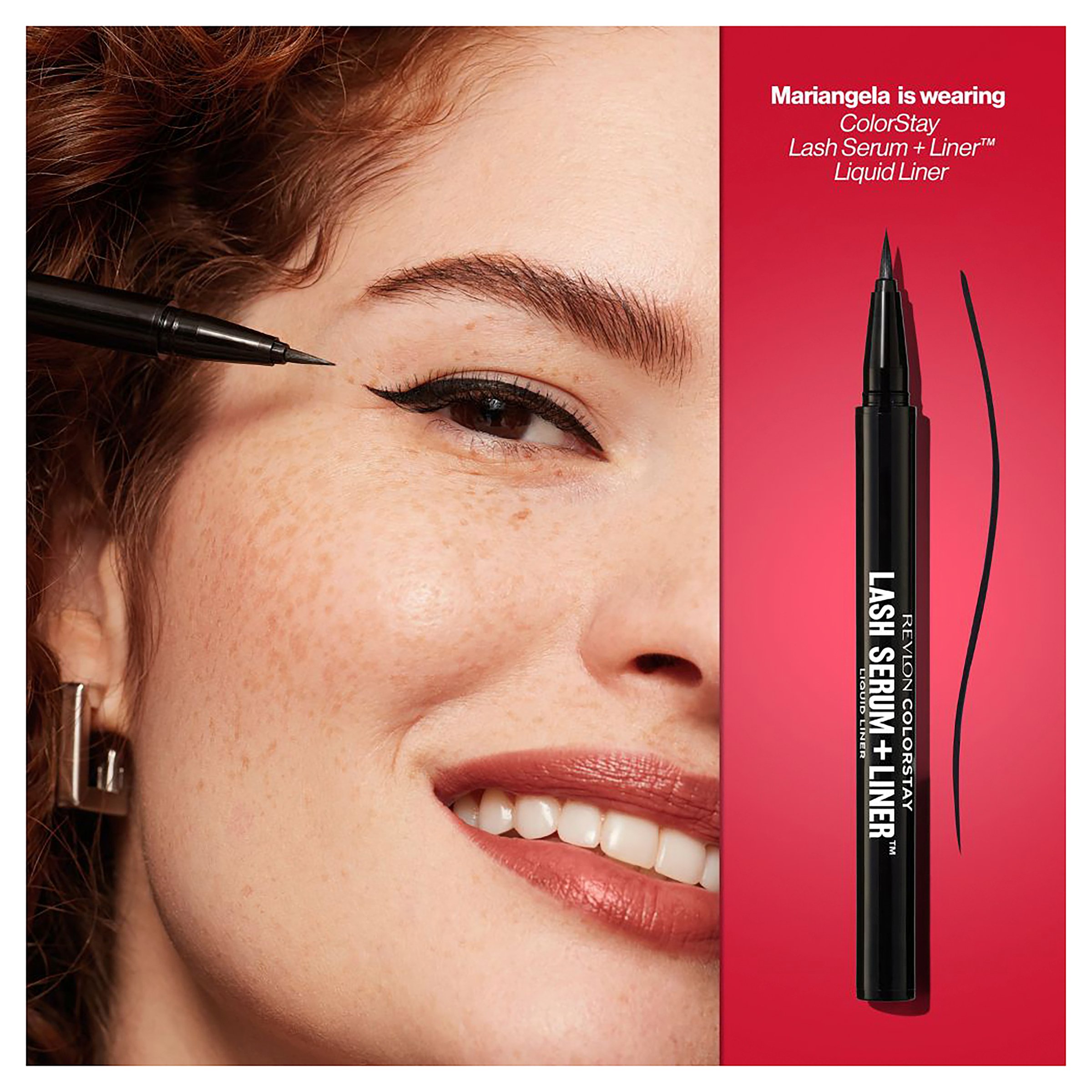 Revlon Colorstay Lash Serum + Liner Liquid Liner Blackest Black 0.48g - Image 2
