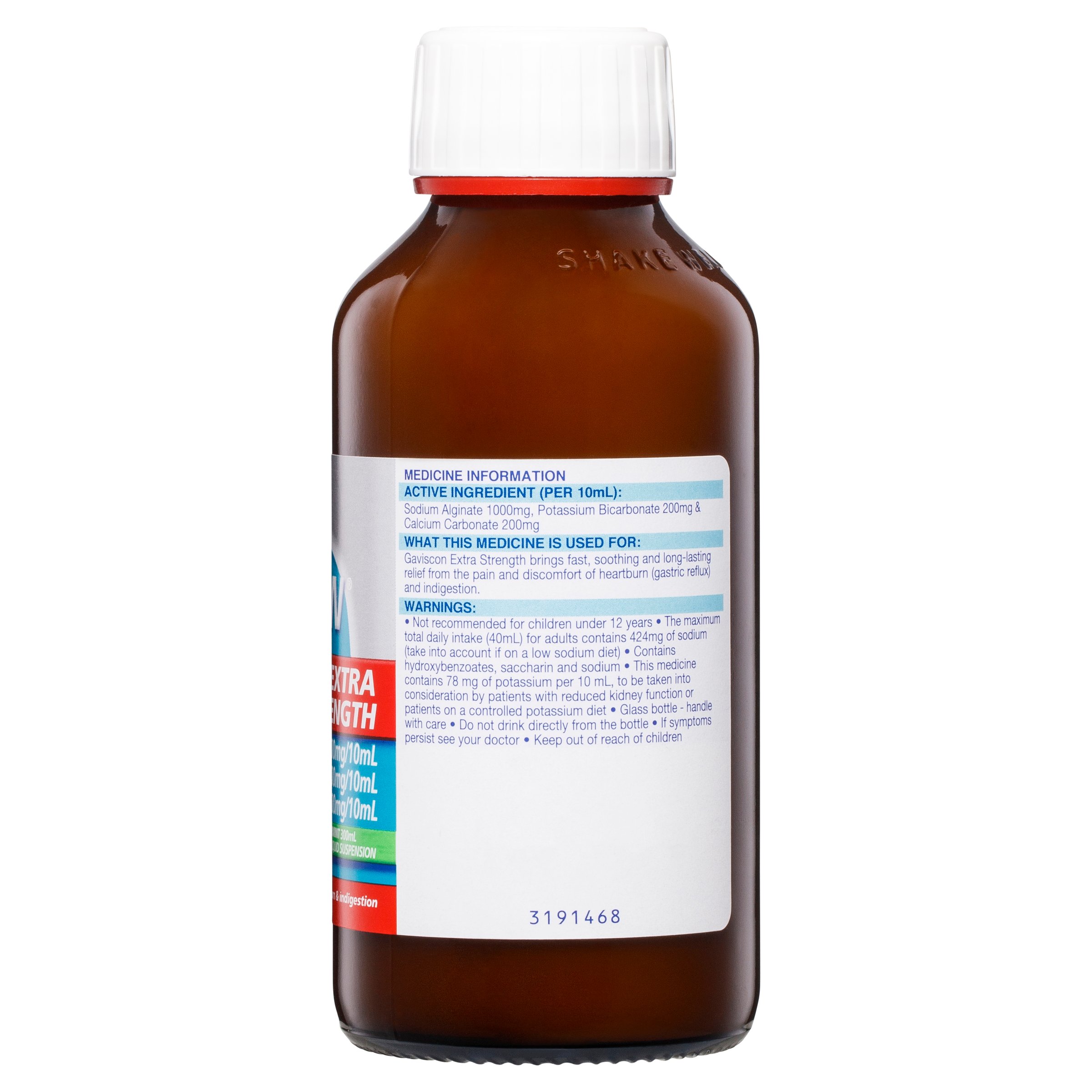 Gaviscon Extra Strength Heartburn And Indigestion Relief Peppermint Liquid 300ml - Image 2