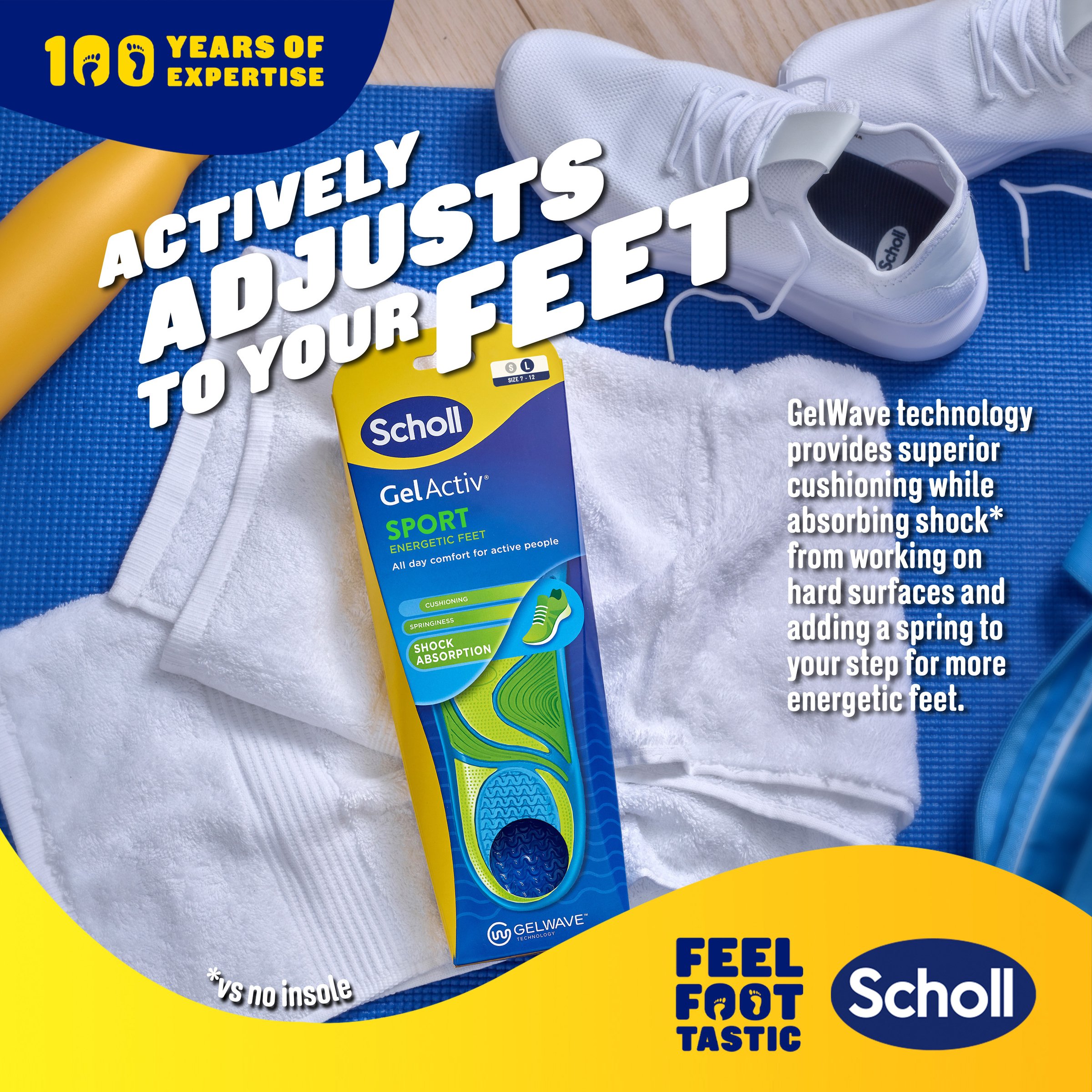 Scholl Gel Activ Insole Sport Small 1 each - Image 12