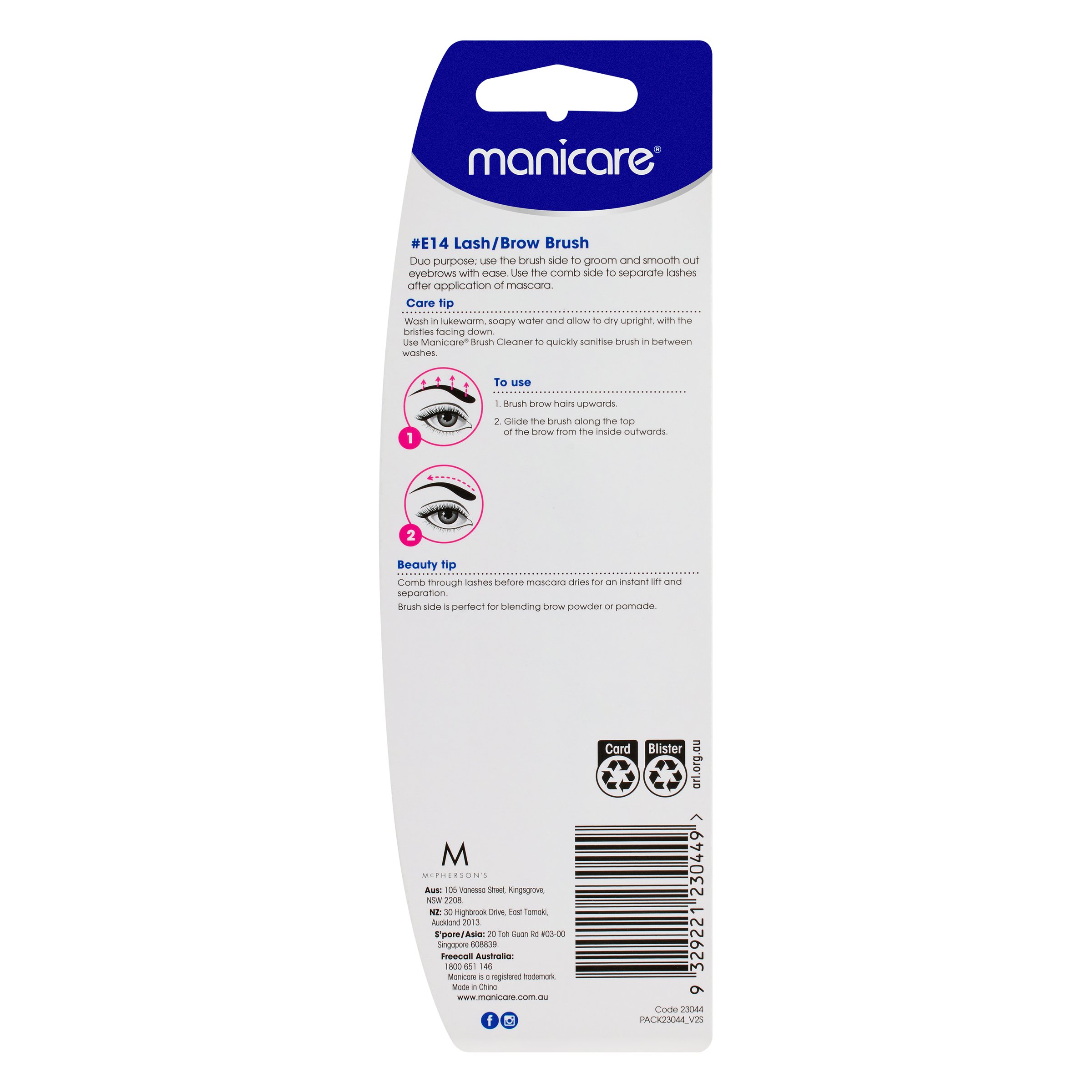 Manicare Lash Brow Brush 1 each - Image 2
