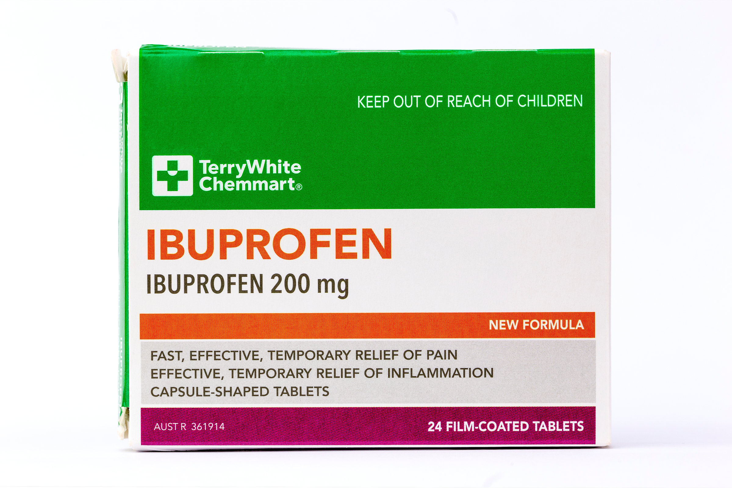 TerryWhite Chemmart Ibuprofen 200mg - 24 tablets