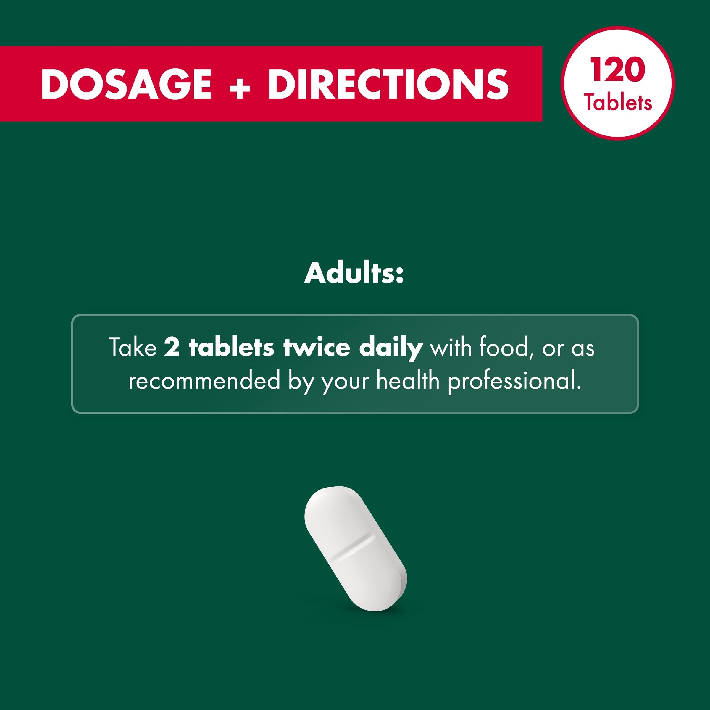 Nature's Own Calcium Magnesium & Vitamin D3 - 120 tablets - Image 4