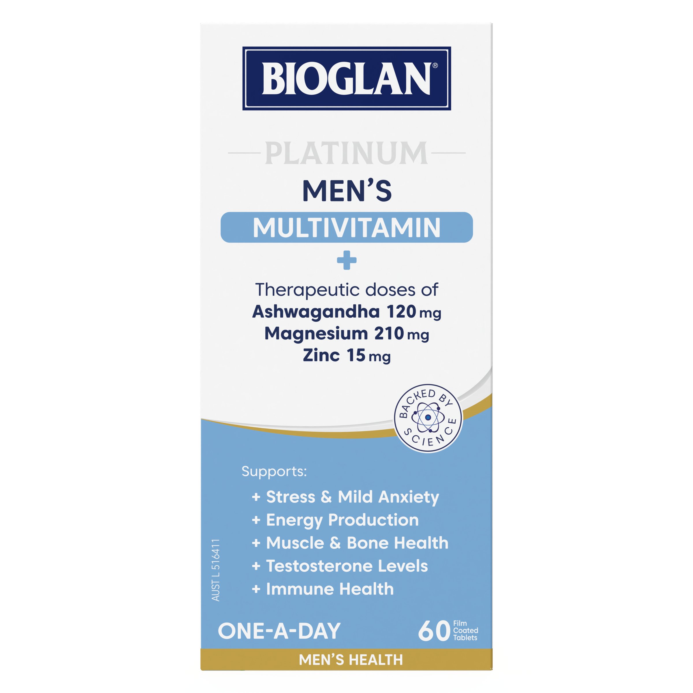 Bioglan Platinum Men's Multivitamin 60 tablets - Image 1