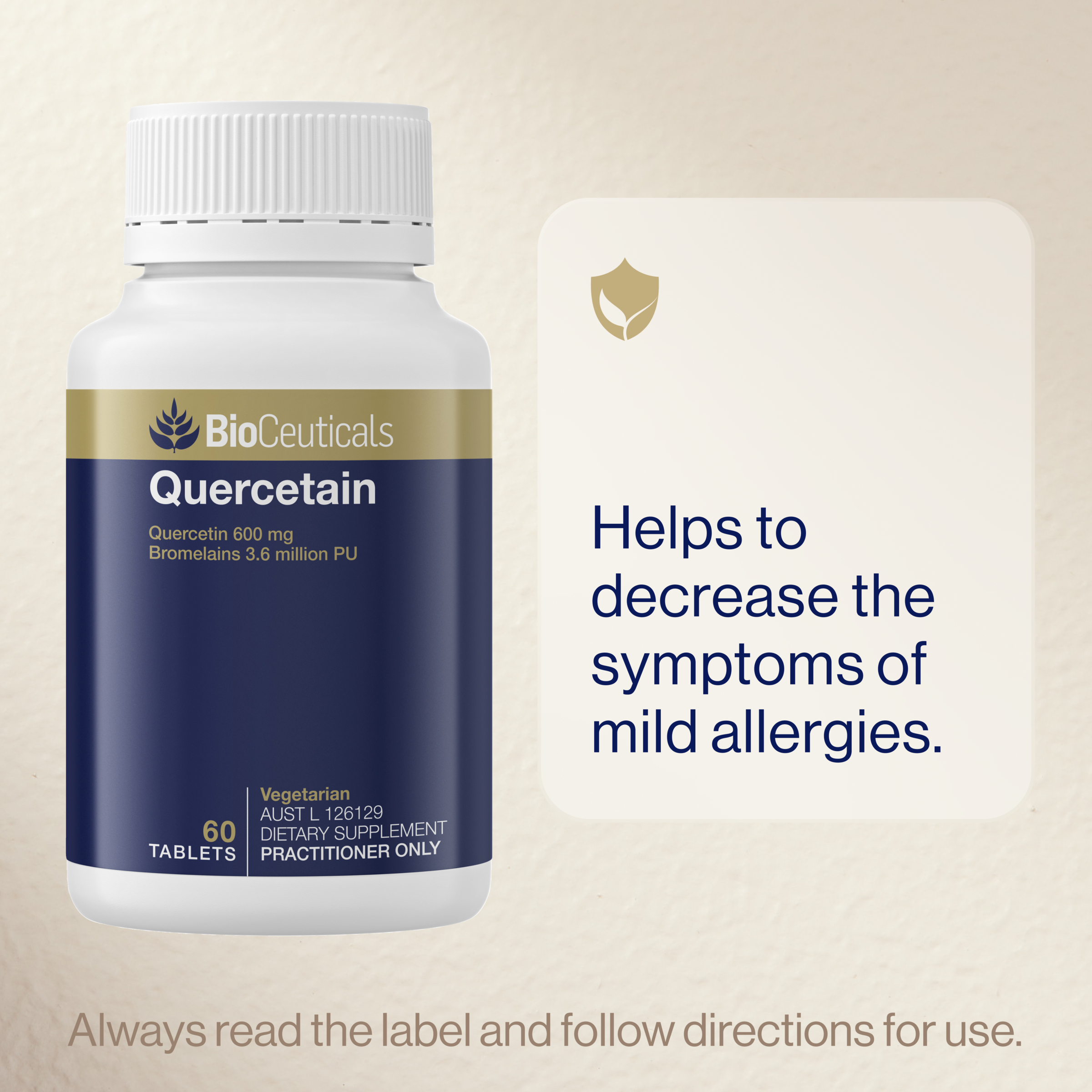 BioCeuticals Quercetain 60 tablets - Image 6