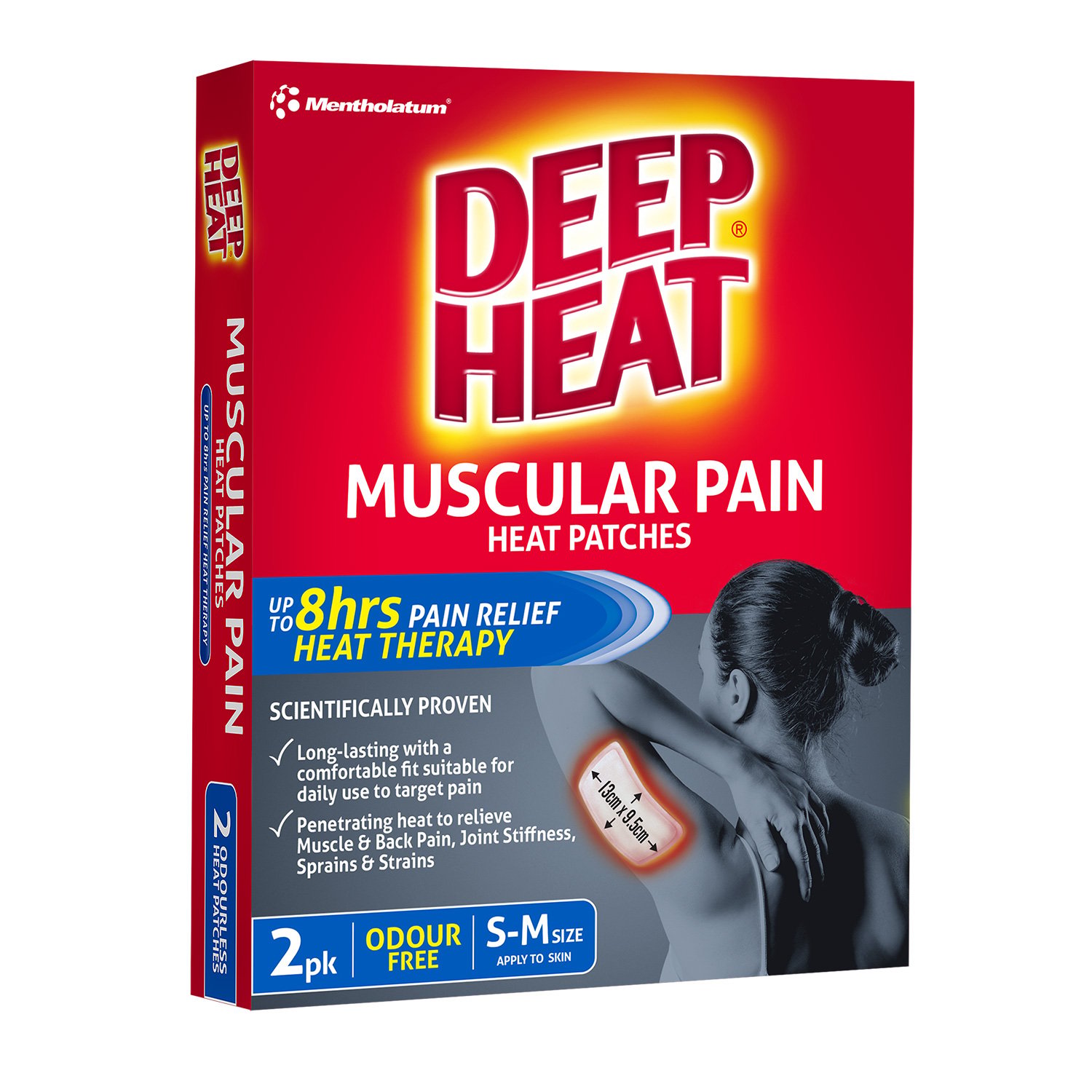 Deep Heat Muscular Pain Patches 2 pack
