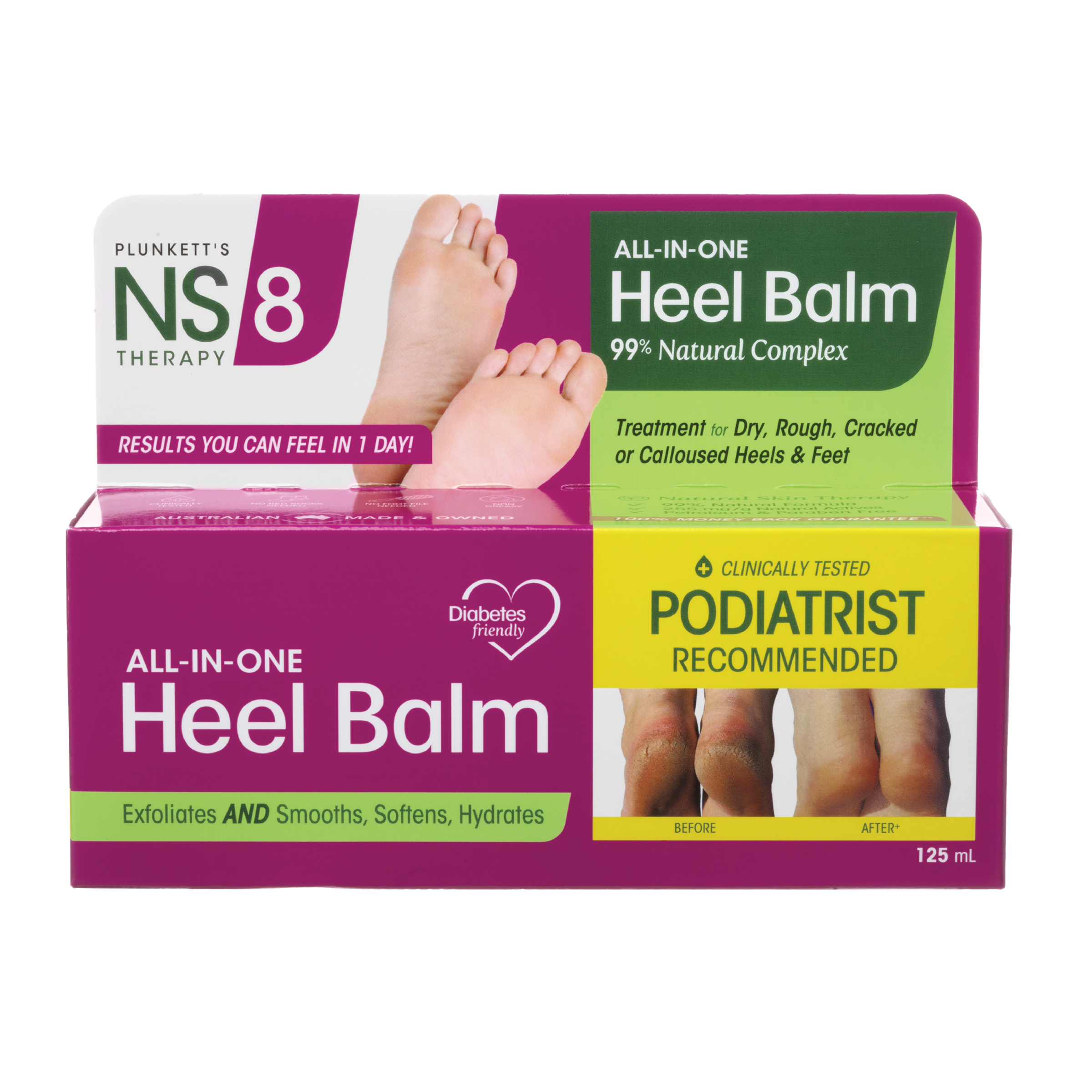 Plunkett's NS8 Heel Balm Complex 125ml - Image 1