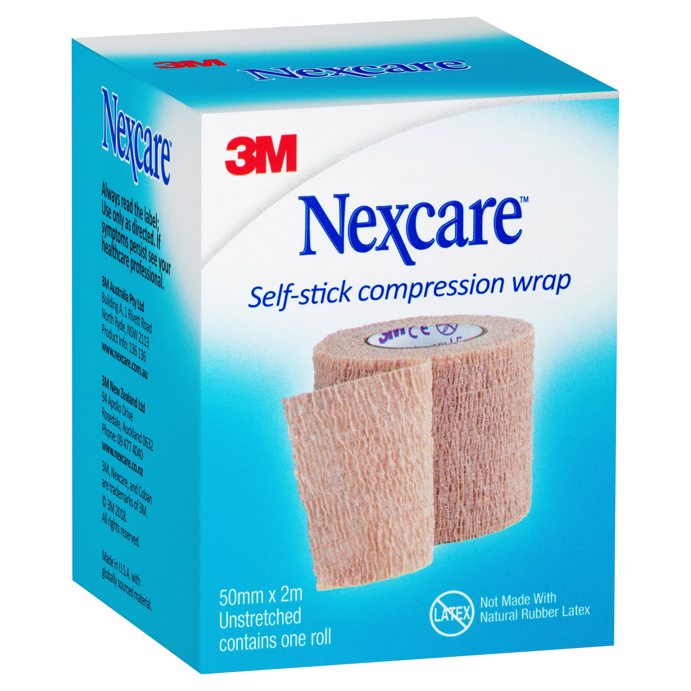 Nexcare Self Stick Wrap 50mm X 2m - 1 each